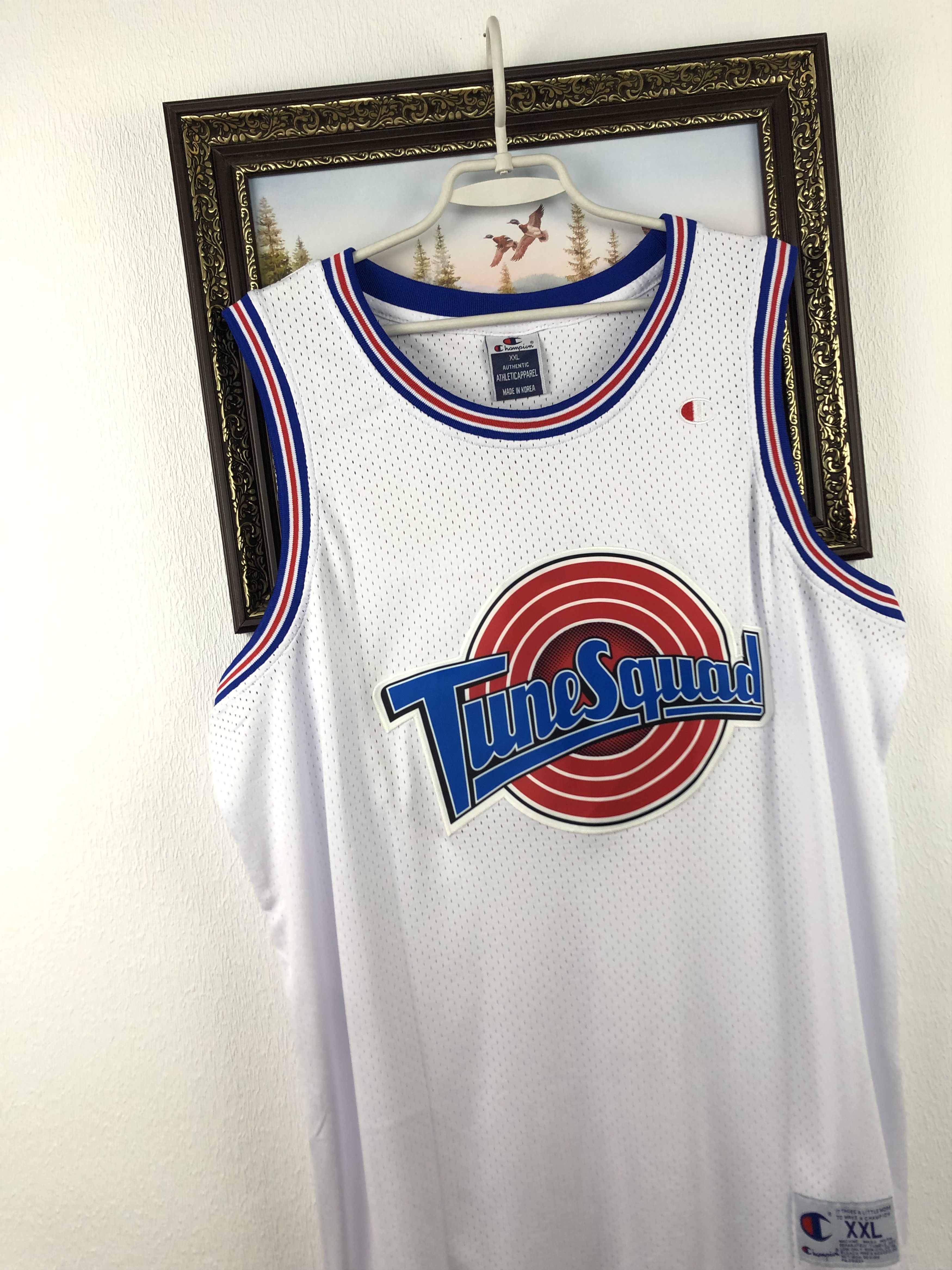 NBA Vintgae Champion Tune Squad Jordan Jersey Shirt Looney Tunes Size US XXL / EU 58 / 5 - 5 Thumbnail