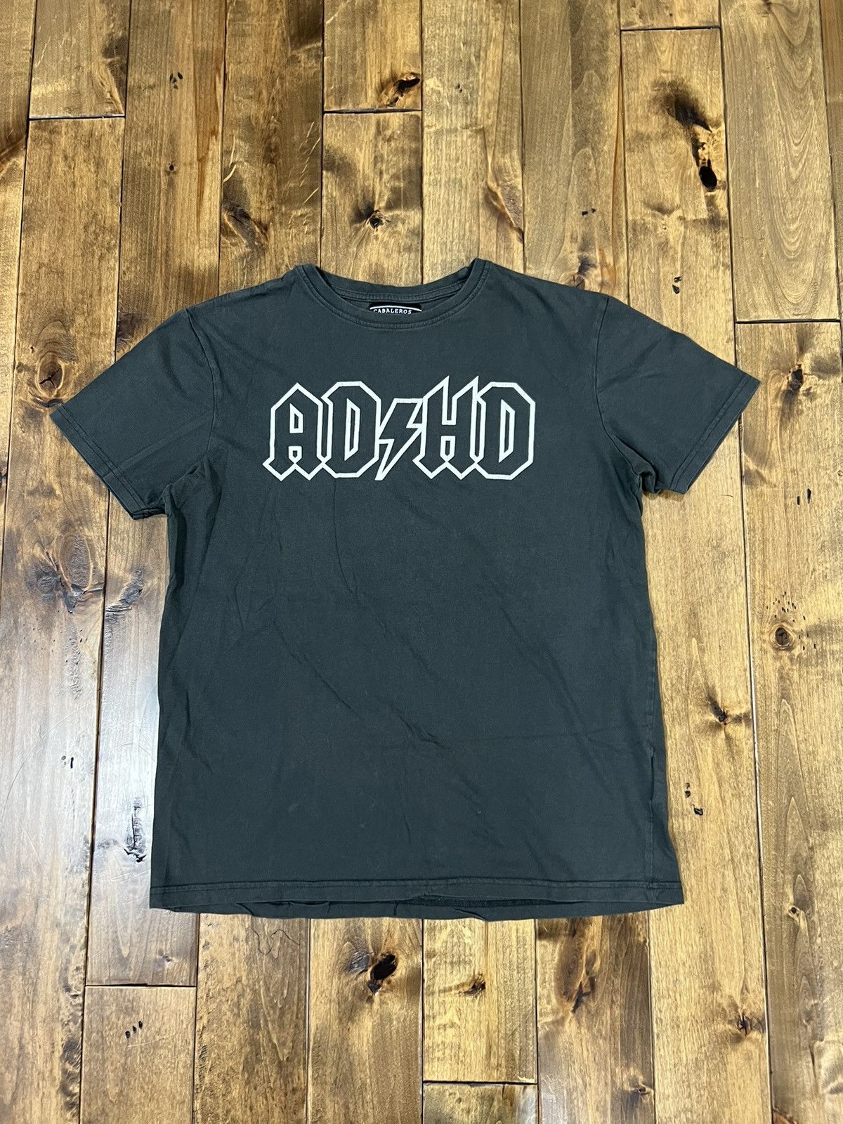 Vintage AC/DC ADHD parody shirt Size US M / EU 48-50 / 2 - 1 Thumbnail