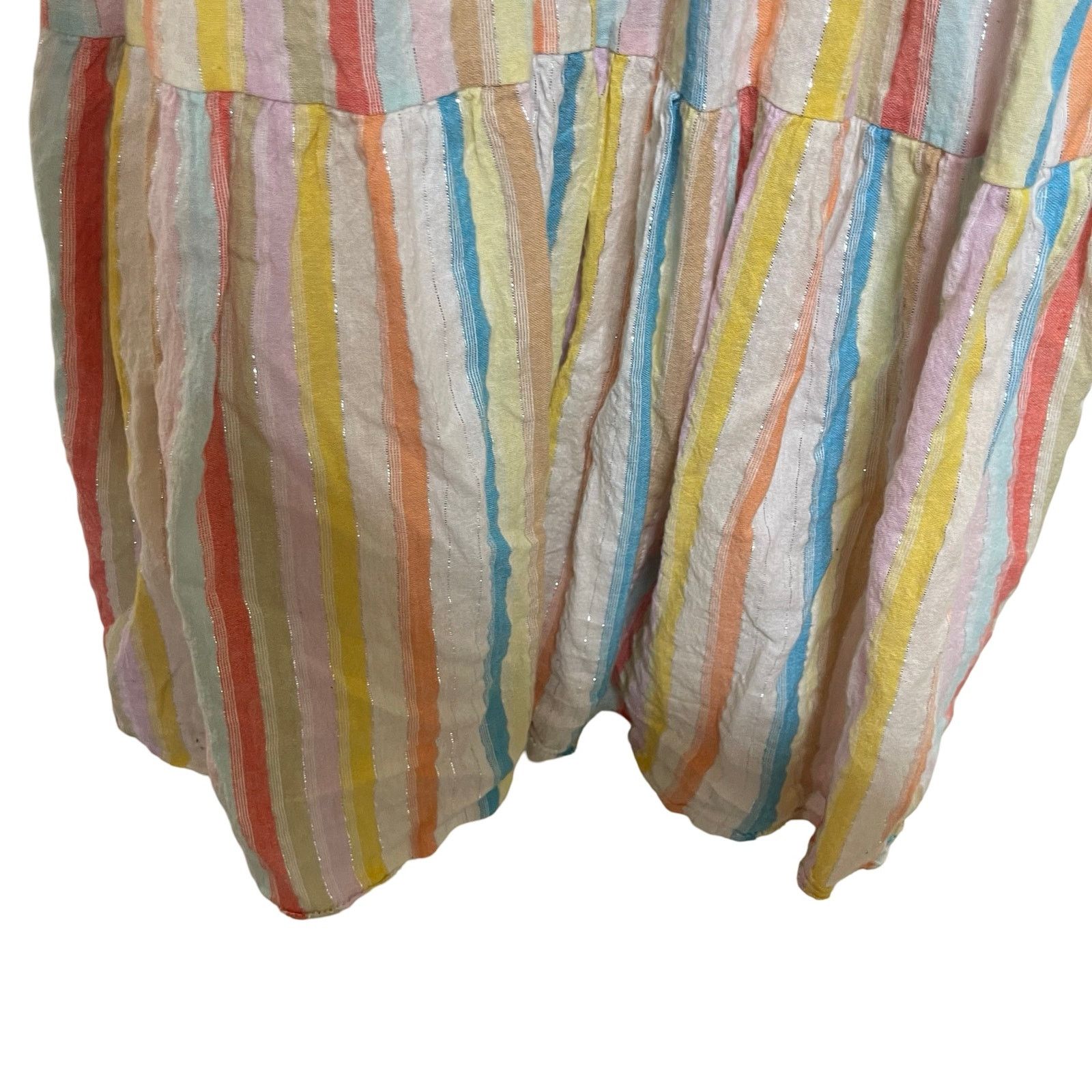 Saylor Saylor Austen in Pastel Watercolor Striped Maxi Dress sz M Size M / US 6-8 / IT 42-44 - 8 Thumbnail