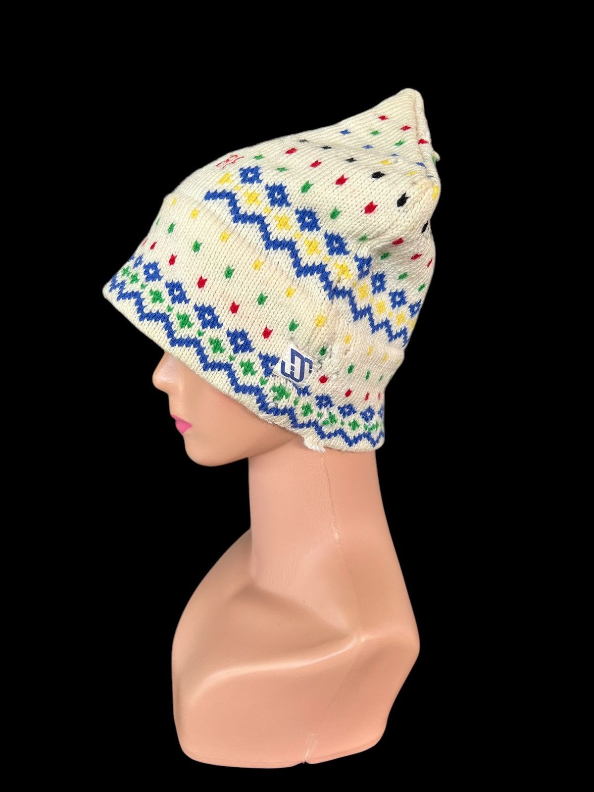 Japanese Brand × Kapital × Vintage Olympic Vintage Calgary 88' Distressed Knitt Beanie hats wol Size ONE SIZE - 8 Thumbnail