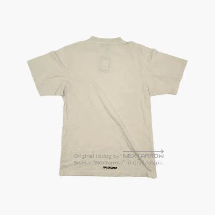 Balenciaga Balenciaga Men's White Crew Neck T. Size US M / EU 48-50 / 2 - 3 Thumbnail