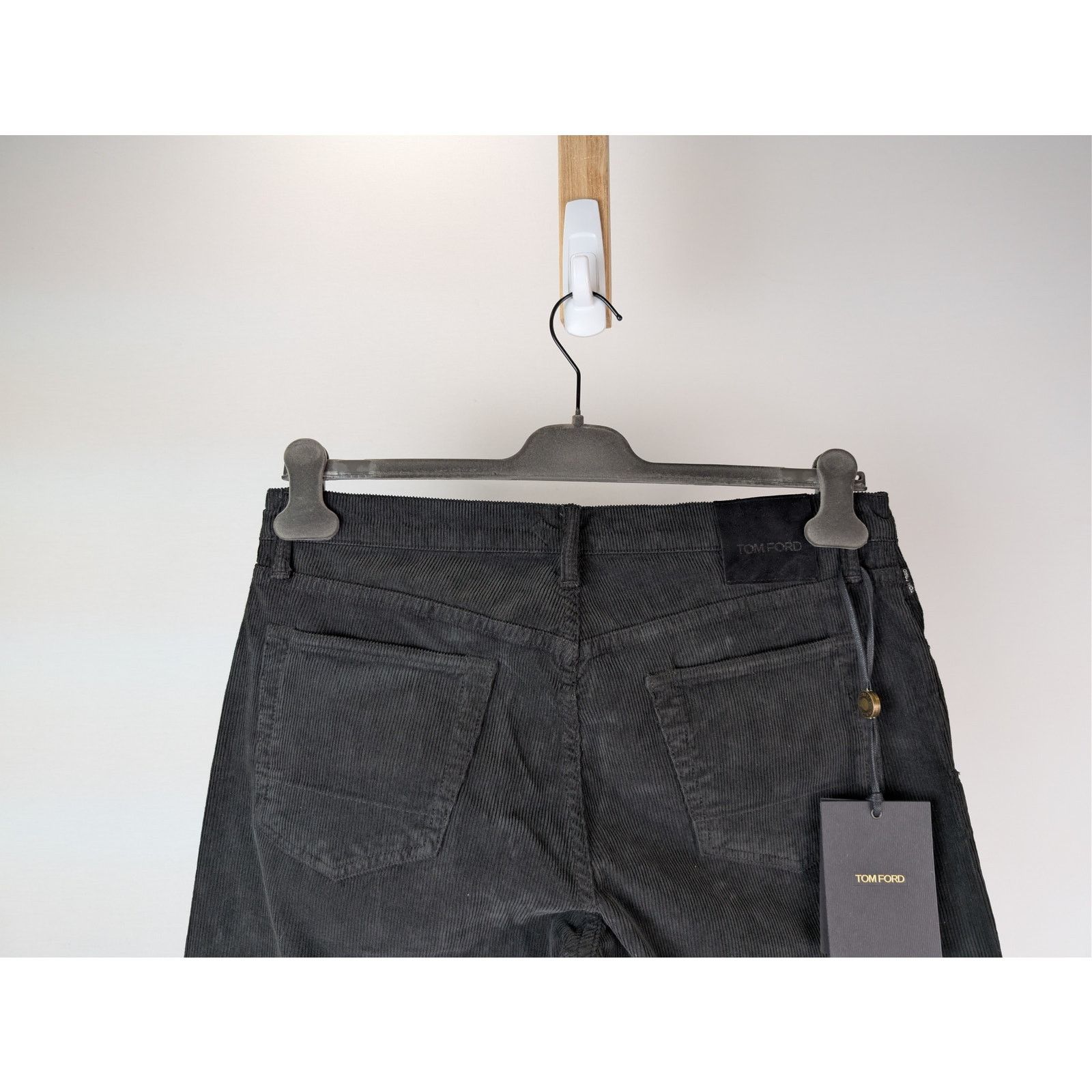 Tom Ford o1rshd1 Vintage Slim-Fit Denim Jeans in Black Washed Size US 34 / EU 50 - 12 Thumbnail