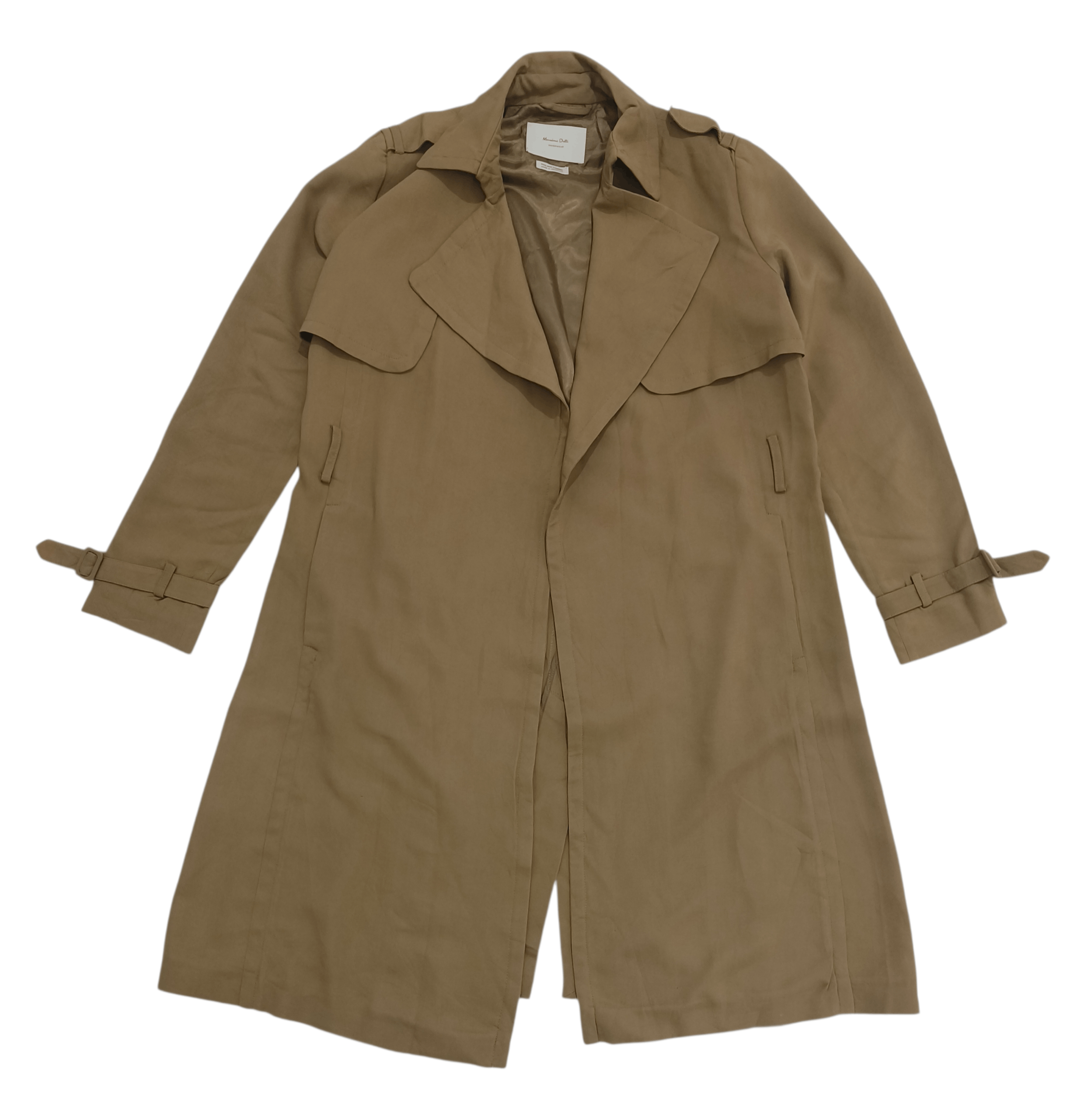 Massimo Dutti Authentic! MASSIMO DUTTI Women's Trench Coat Size M / US 6-8 / IT 42-44 - 2 Thumbnail