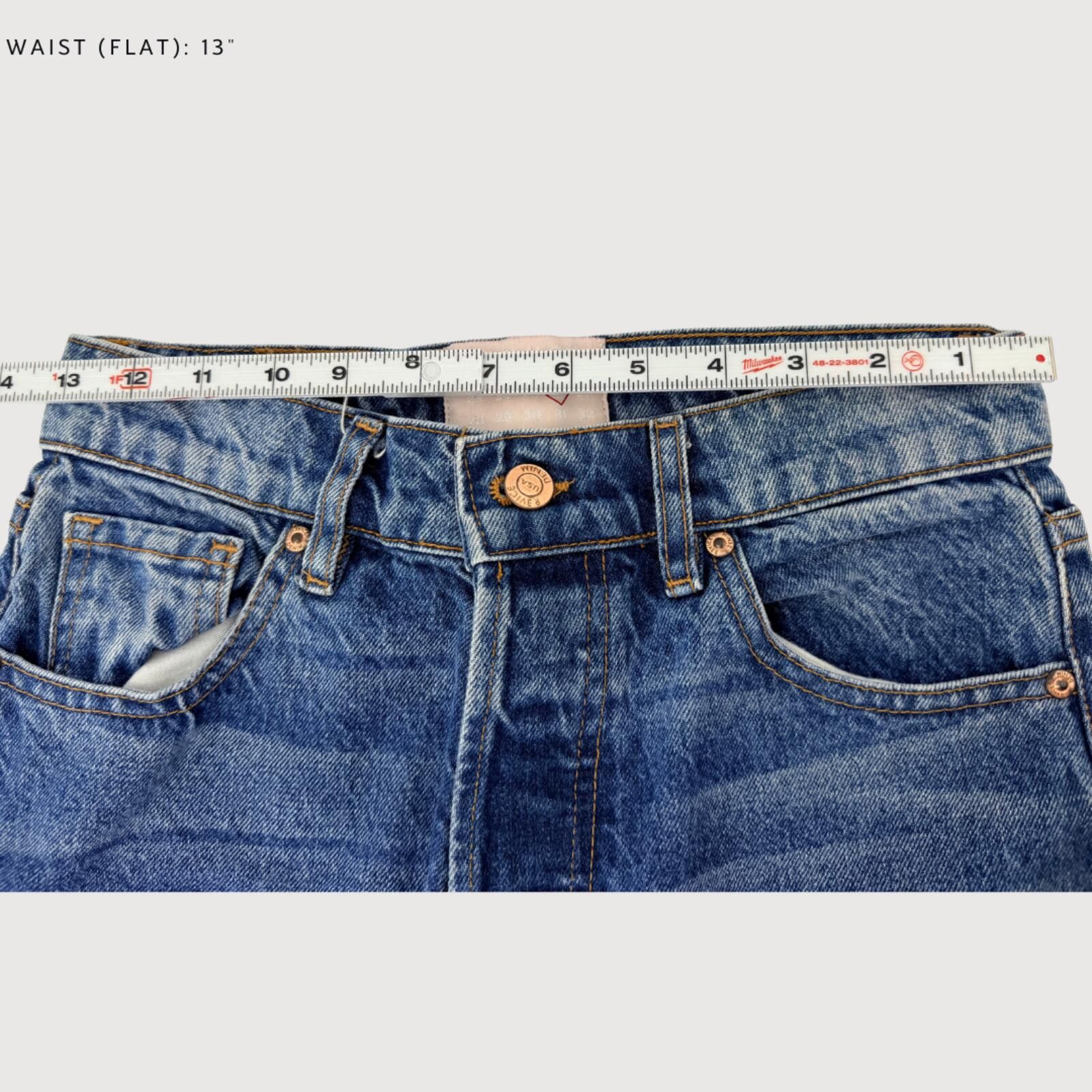 Review Revise High Rise Slim Crop Jeans Dark Wash 26 Size 26" / US 2 / IT 38 - 7 Thumbnail
