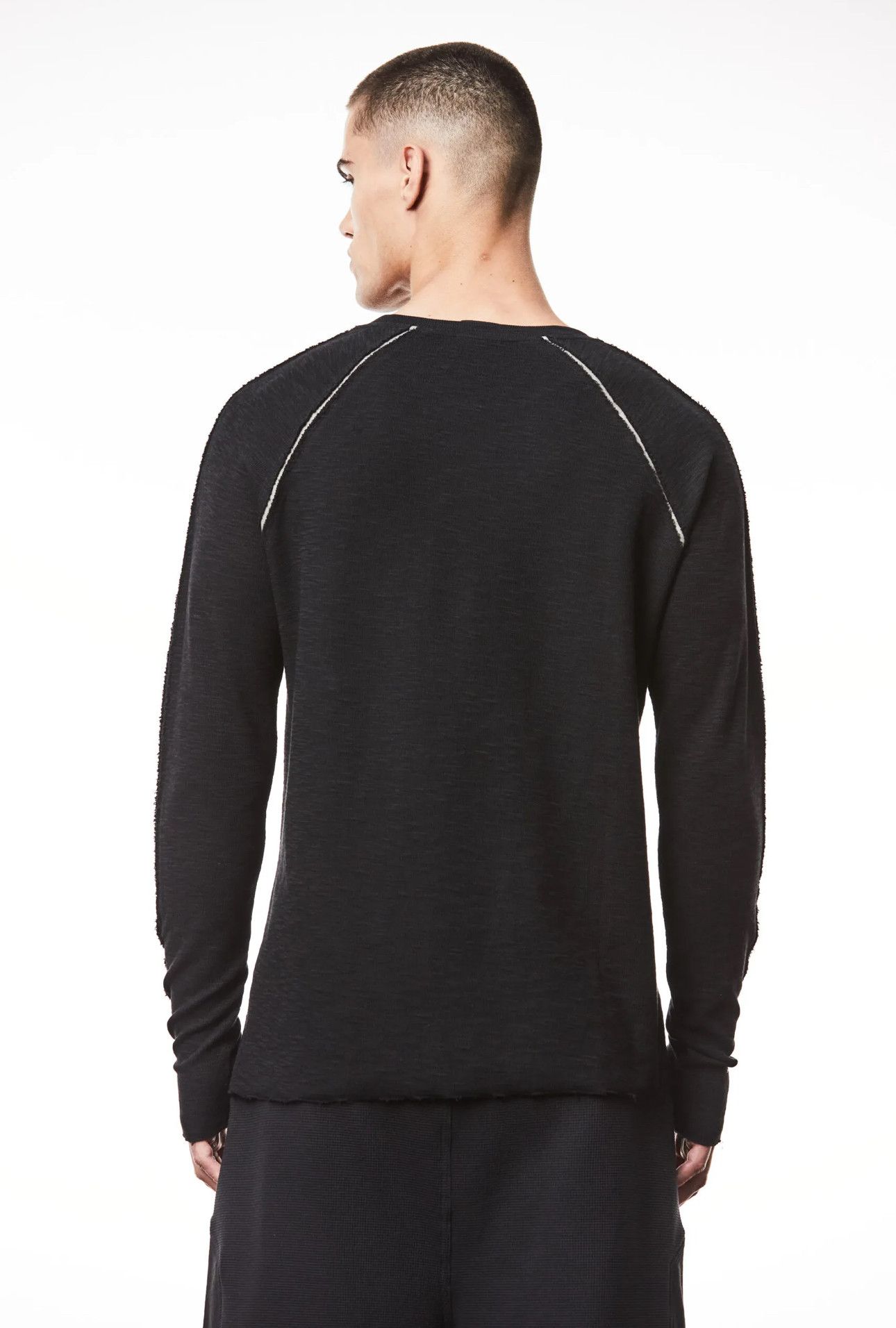 Thom/Krom TS 833 BLACK longsleeve t-shirt