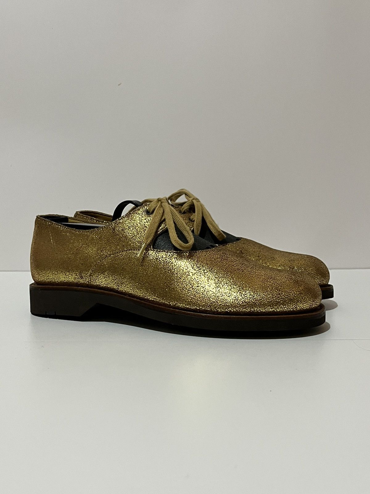 Comme des Garcons Comme des Garçons - Heschung - Glitter Gold - Shoes Size US 4 / IT 34 - 1 Thumbnail