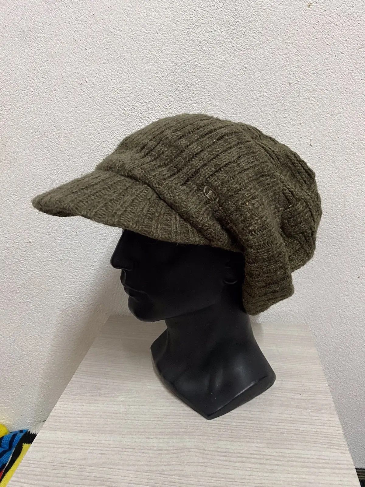 Champion × Vintage Champion Knit Visor Beanie Hat Size ONE SIZE - 3 Thumbnail