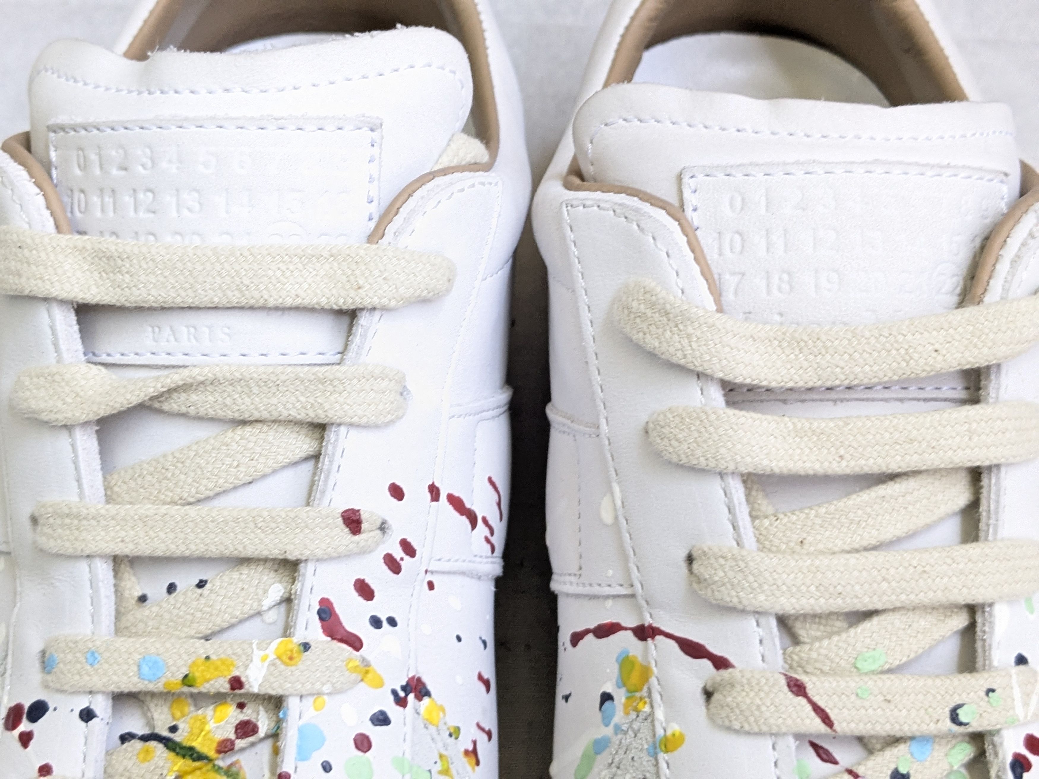 Maison Margiela MARGIELA GAT REPLICAS PAINT SPLATTER gat 10.5 43.5 Size US 10.5 / EU 43-44 - 2 Thumbnail