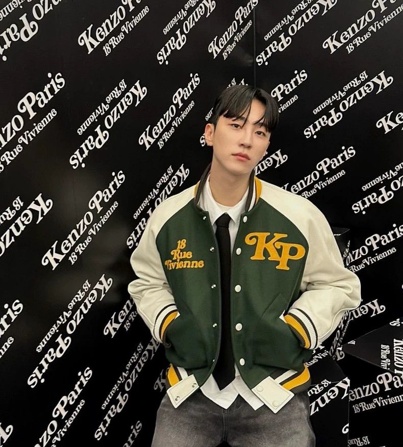 Kenzo KENZO Jointed leather sleeve baseball jacket Size US M / EU 48-50 / 2 - 1 Thumbnail