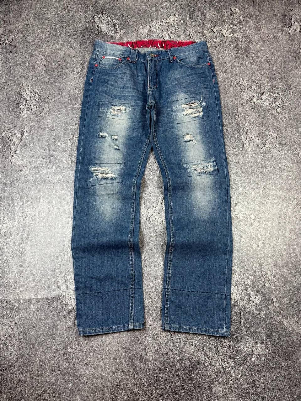 CLOT × Levi's Rare Levi's X Fragment Distressed Archieve Denim Y2K Size US 34 / EU 50 - 2 Thumbnail