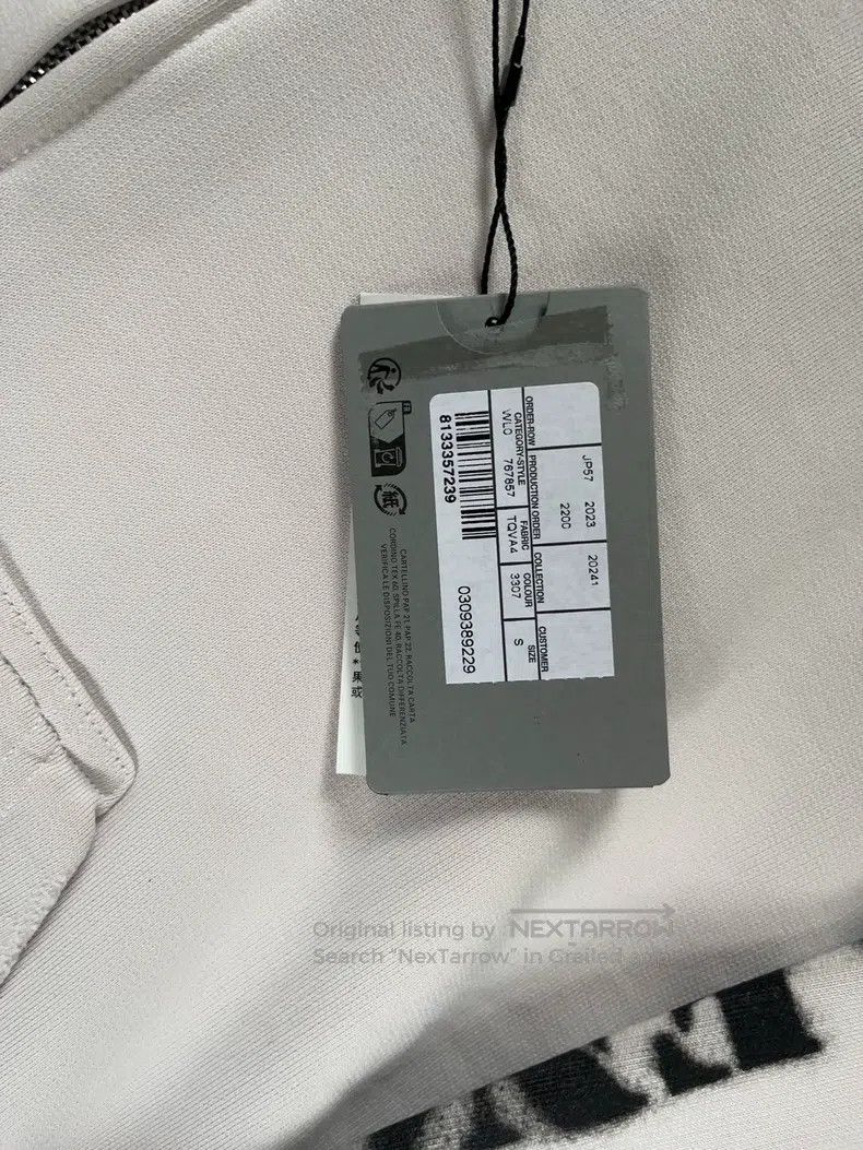 Balenciaga Balenciaga Logo Printed Hooded Sweatshirt with Zipper and Size US S / EU 44-46 / 1 - 3 Thumbnail