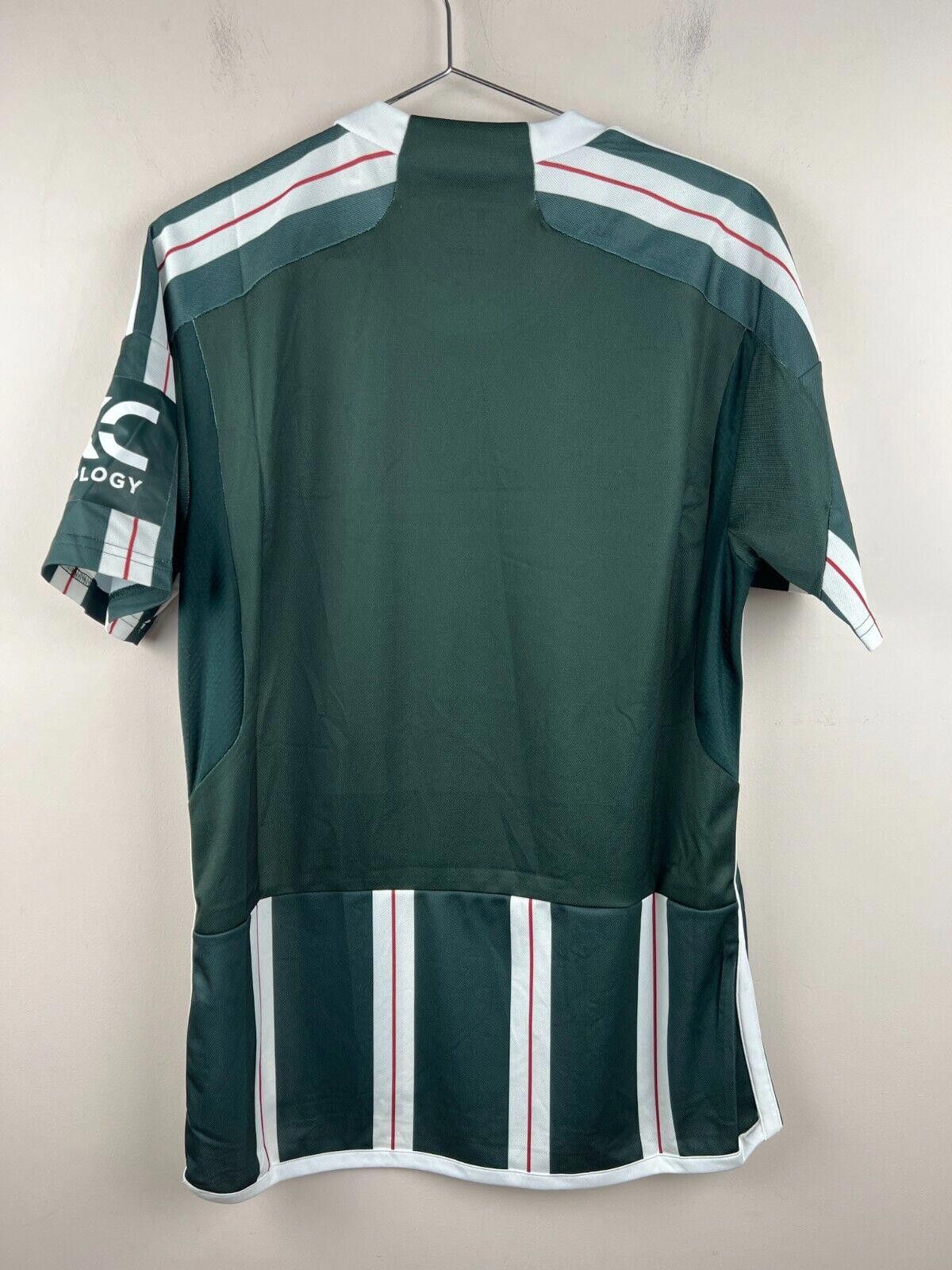 Adidas Manchester United Away Jersey 2023/24 Adidas Green S Size ONE SIZE - 2 Thumbnail