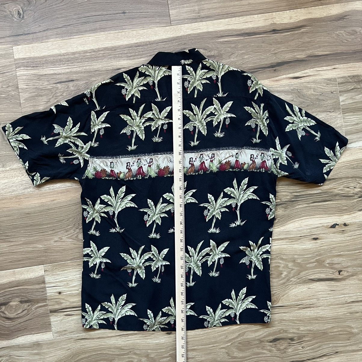 Other Vintage Hawaiian Shirt Mens Large Black Hula Girl Luau Size US L / EU 52-54 / 3 - 5 Thumbnail