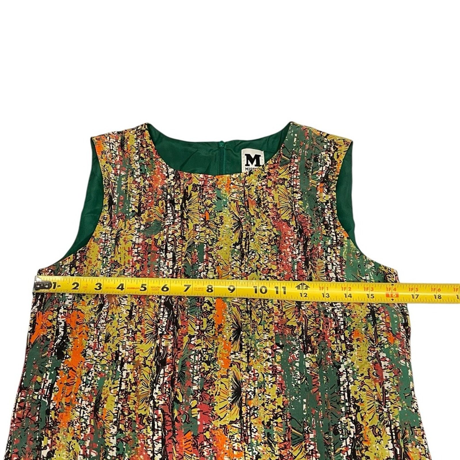 Missoni M Missoni 100% Silk Floral Mini Dress 38 Pink A Line Round Size XS / US 0-2 / IT 36-38 - 6 Thumbnail