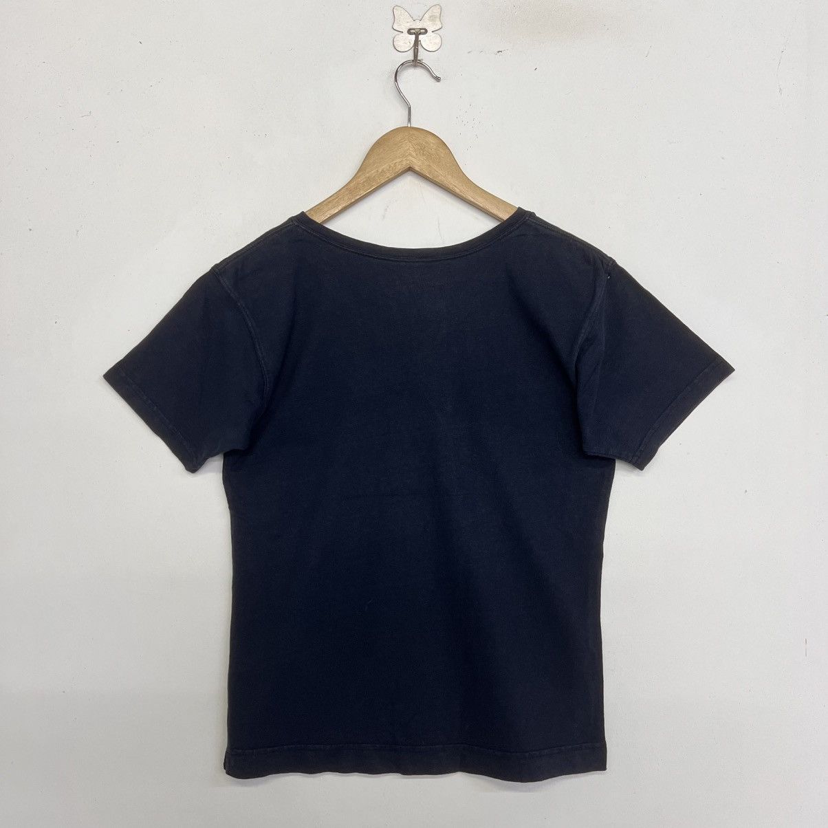 45rpm 45 RPM Japan Indigo V Neck Plain Tshirt Size US XS / EU 42 / 0 - 5 Thumbnail