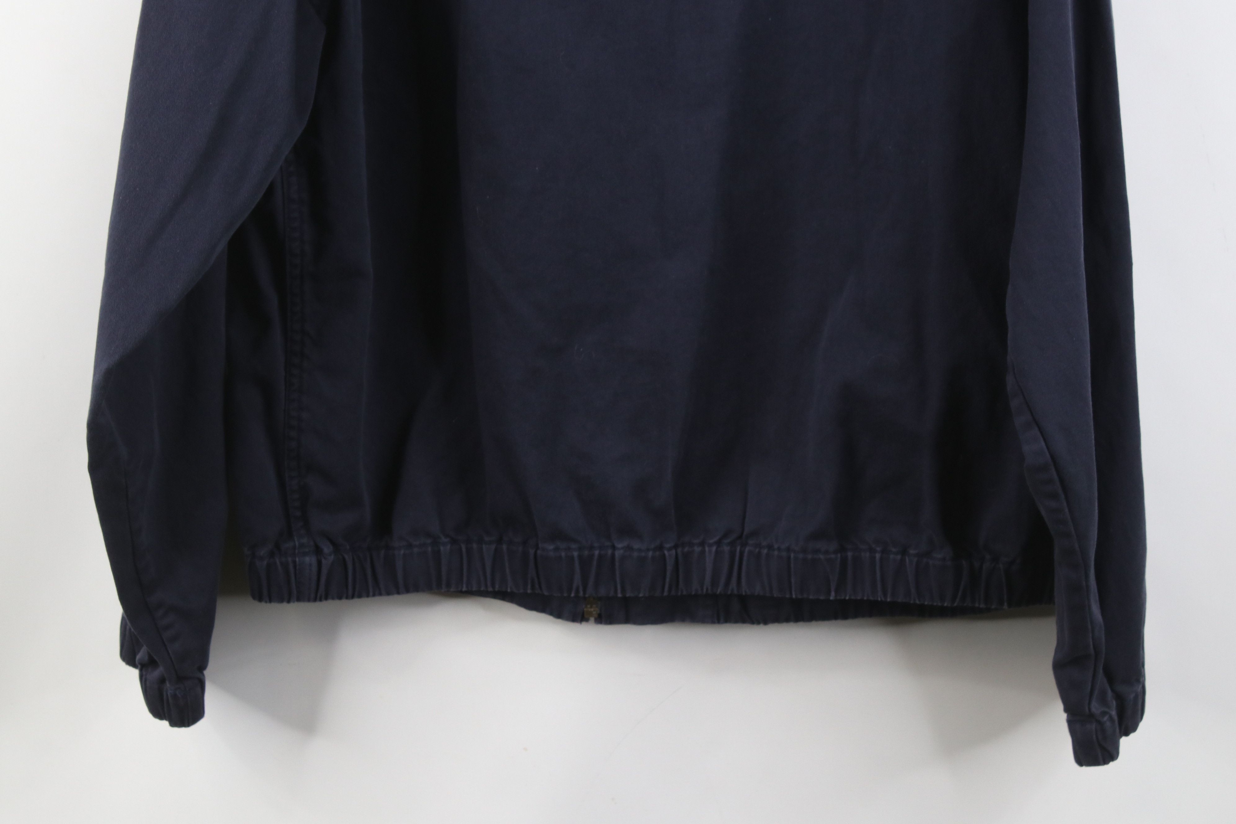 Eddie Bauer Vintage 90s Eddie Bauer Cotton Twill Bomber Jacket Navy Blue Size US M / EU 48-50 / 2 - 16 Thumbnail