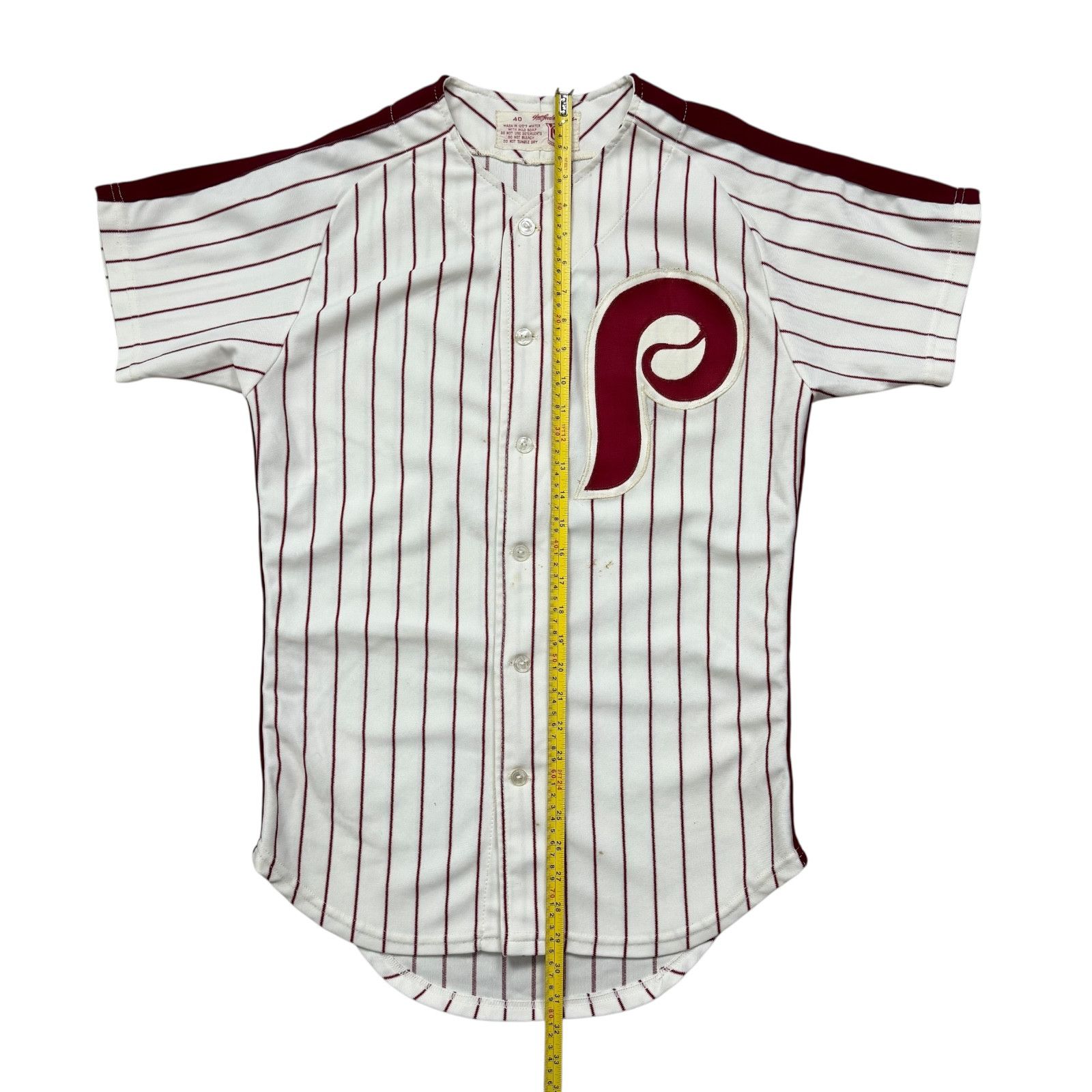 MLB 80s PHILADELPHIA PHILLIES GOODMAN & SONS AUTHENTIC JERSEY Size US M / EU 48-50 / 2 - 11 Thumbnail