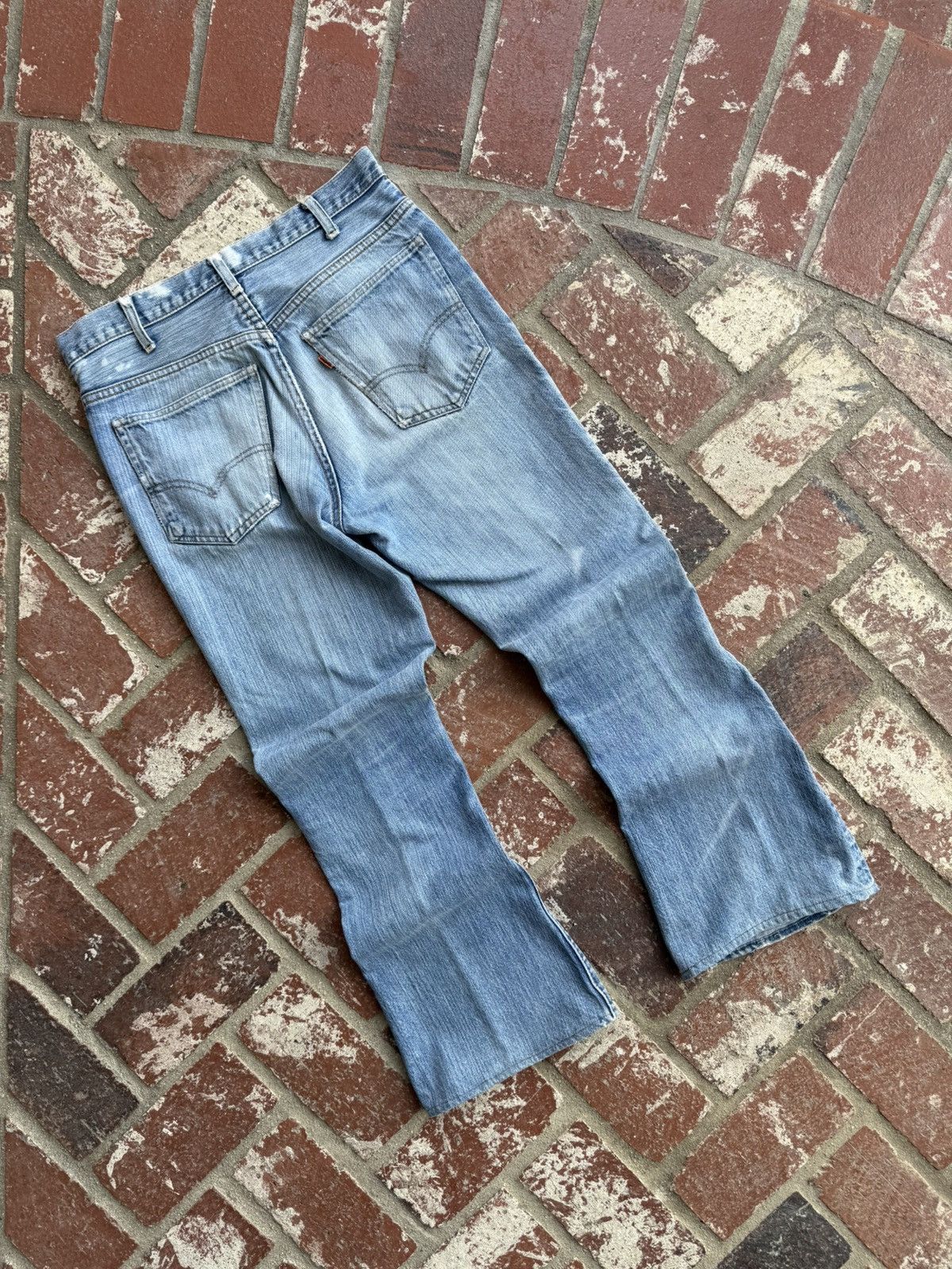 Levi's Levis Orange Tab Big E Jeans 1969-1971 Size US 30 / EU 46 - 4 Thumbnail