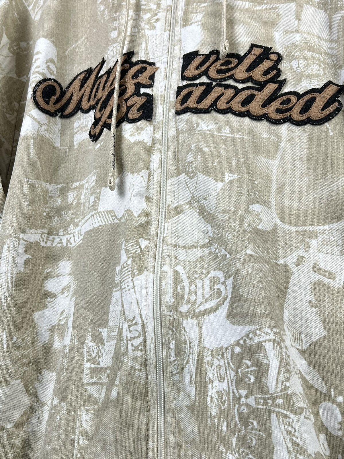 Makaveli Makaveli Branded 2Pac All-Over Hip-Hop Print Hoodie Size XL Size US XL / EU 56 / 4 - 4 Thumbnail