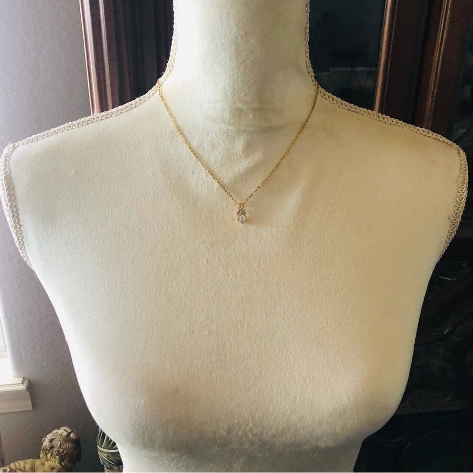 Vintage Vintage Lind 14kt gold simulated diamond jewelry set Size ONE SIZE - 8 Thumbnail