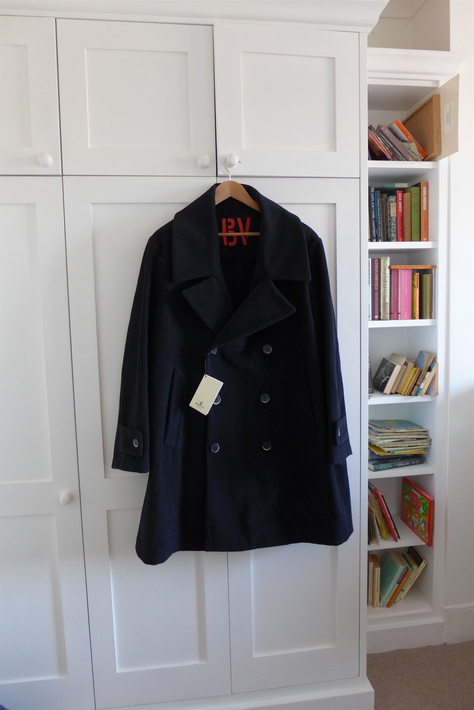 Barena Barena Oversized Arctic Peacoat - Navy Wool Size US XL / EU 56 / 4 - 9 Thumbnail