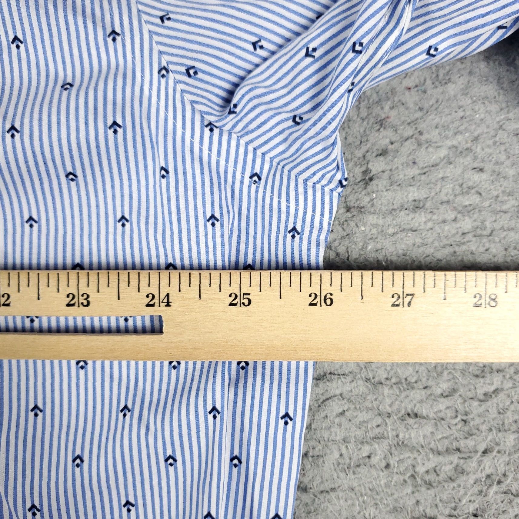 Ralph Lauren Ralph Lauren Shirt Mens 2XL Blue Striped Slim Fit Button Up Long Sleeve Shirt Size US XXL / EU 58 / 5 - 5 Thumbnail
