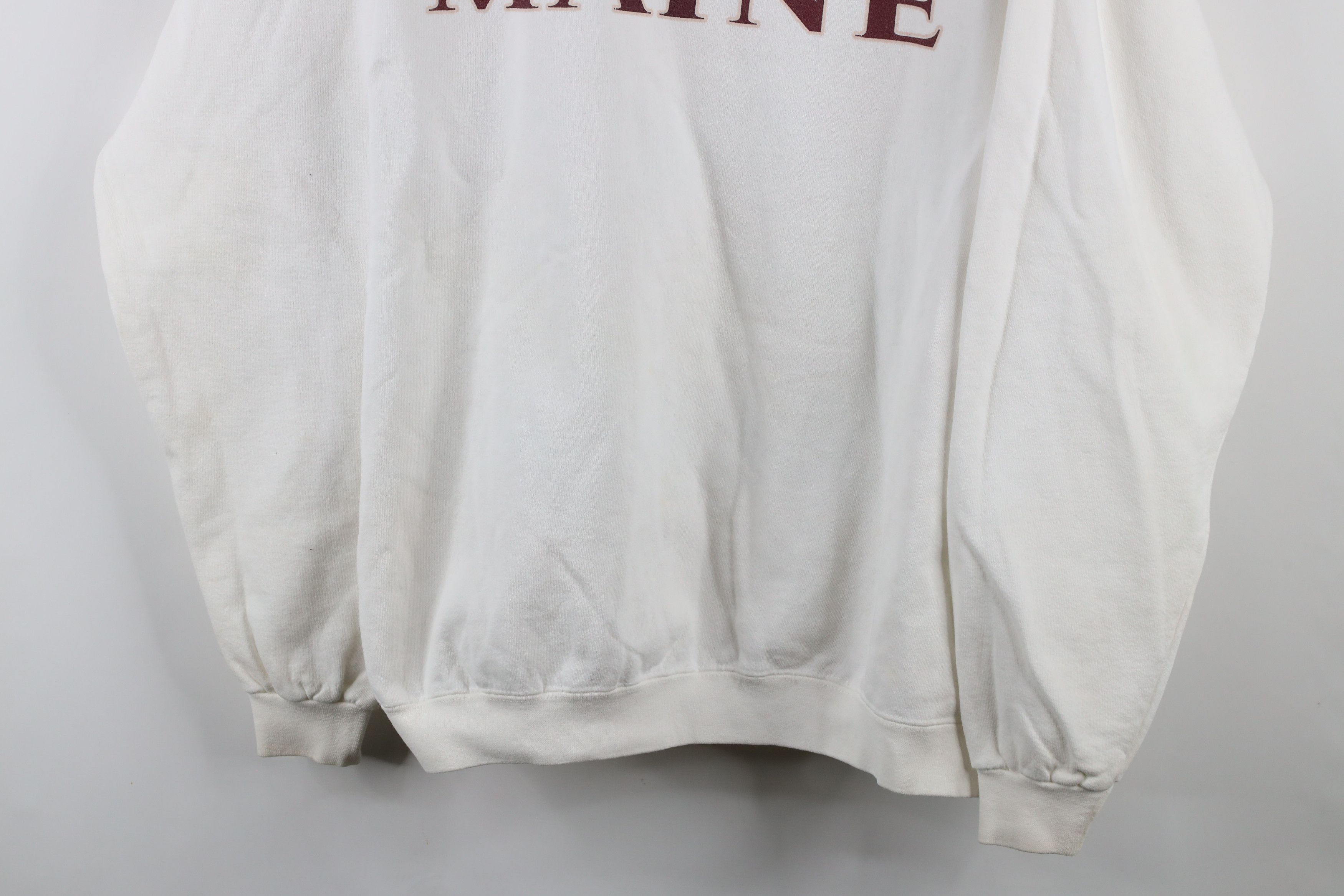Vintage Vintage 90s Streetwear Spell Maine Crewneck Sweatshirt USA Size US L / EU 52-54 / 3 - 3 Thumbnail