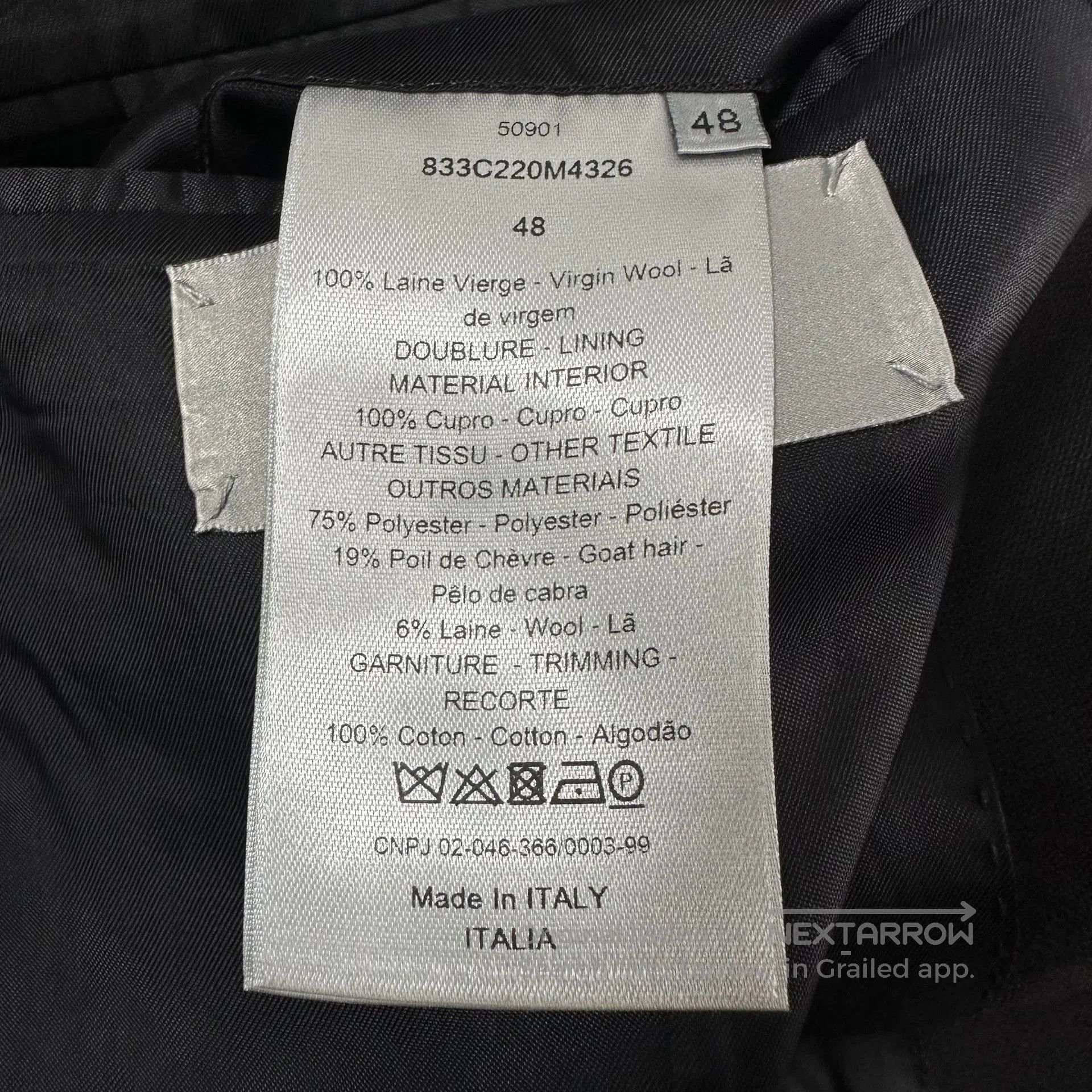 Dior Dior Homme 18FW Wool Suit. Size US M / EU 48-50 / 2 - 6 Thumbnail