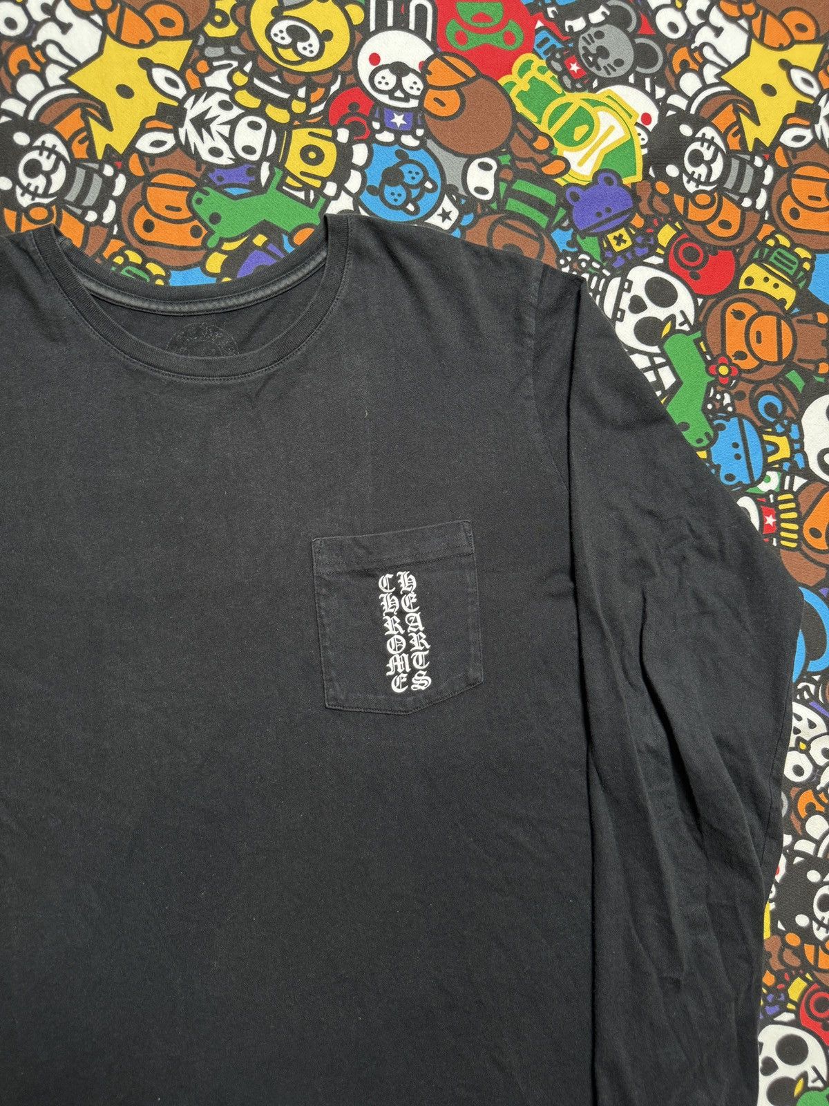 Chrome Hearts Chrome Hearts Black Multi Cross Logo Long Sleeve Tee Size US L / EU 52-54 / 3 - 4 Thumbnail