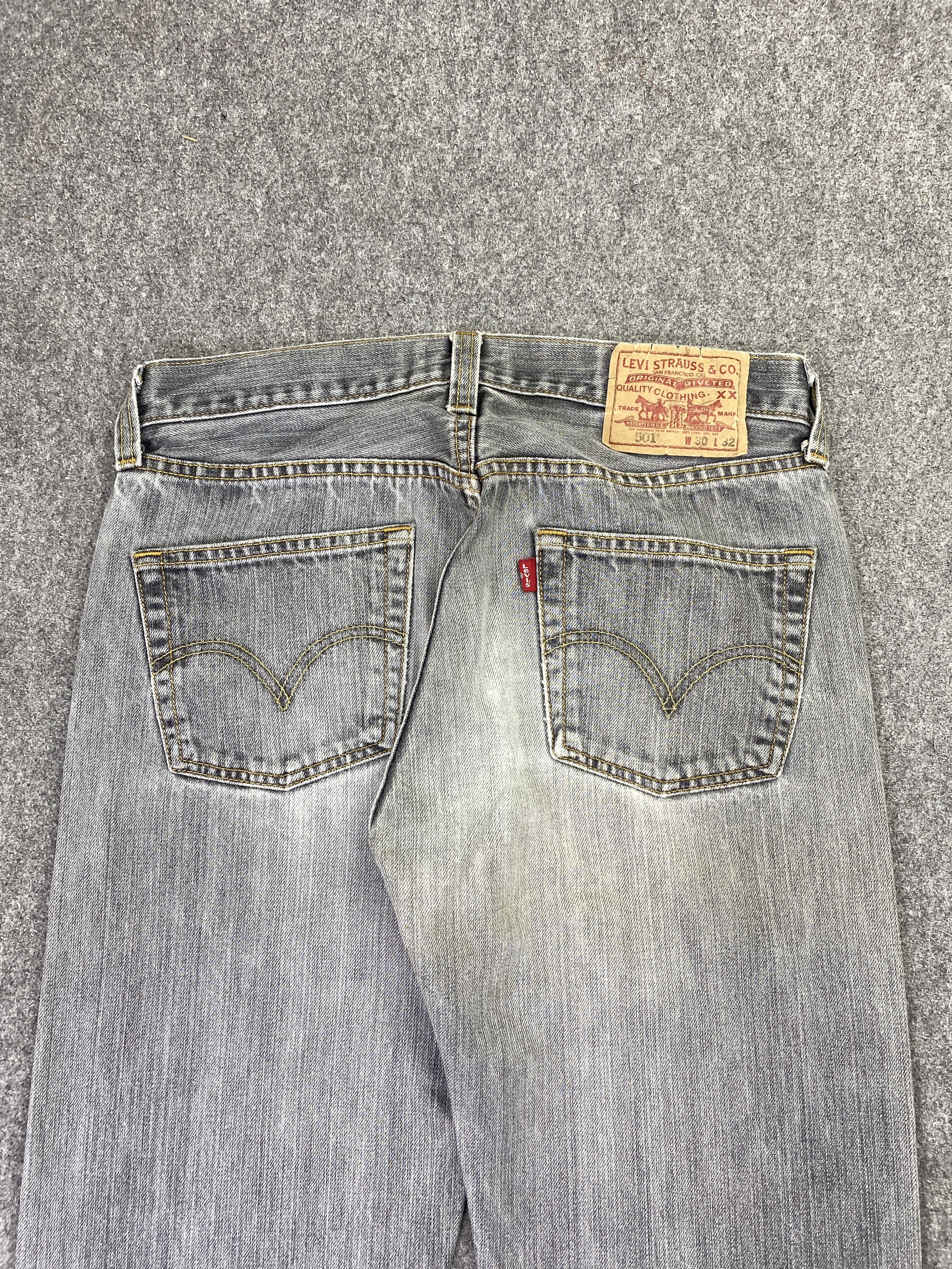 Levi's Vintage Levis 501 Faded Black Jeans DP2859 Size US 30 / EU 46 - 4 Thumbnail