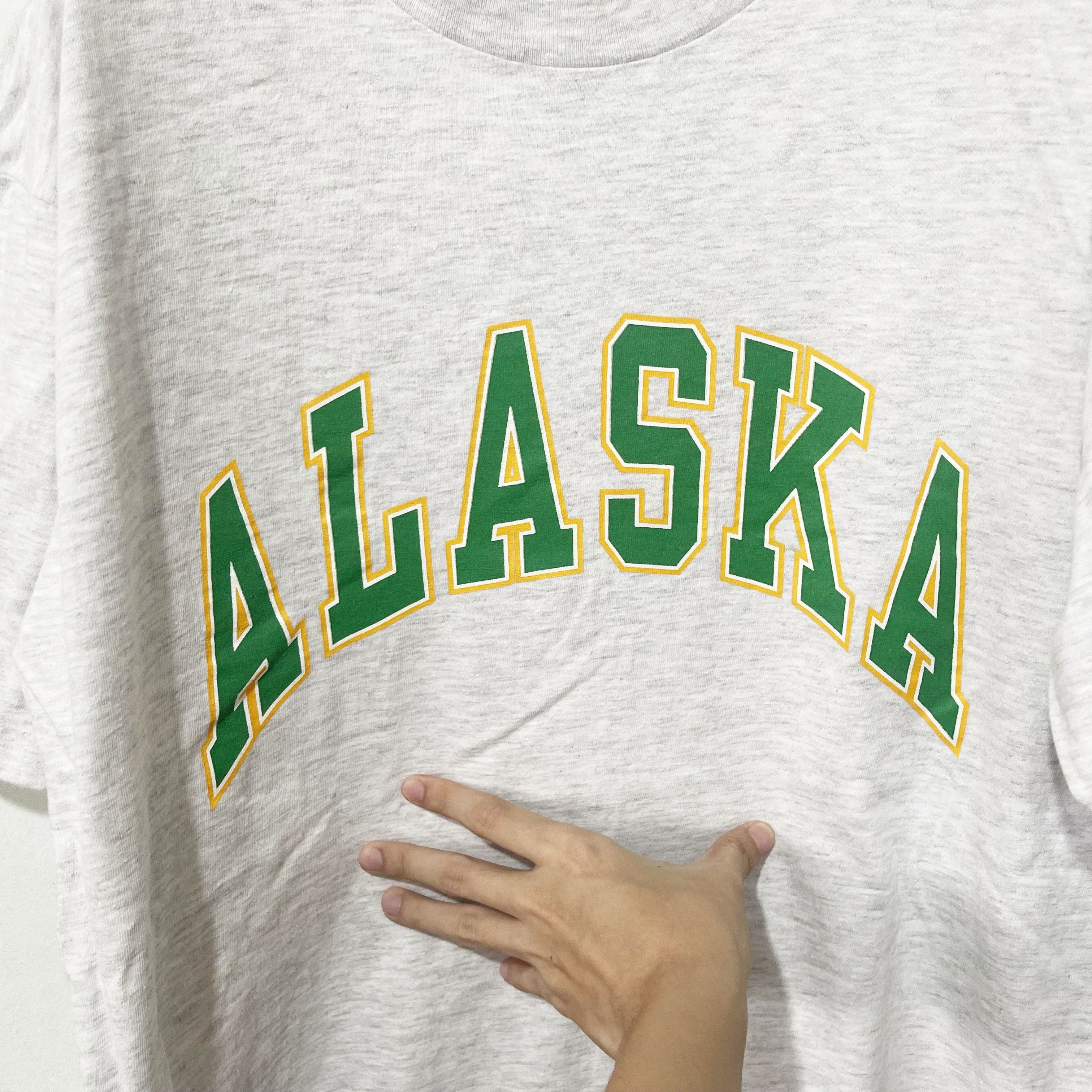 Vintage Vintage 90s Alaska T-Shirt Size US XL / EU 56 / 4 - 2 Thumbnail