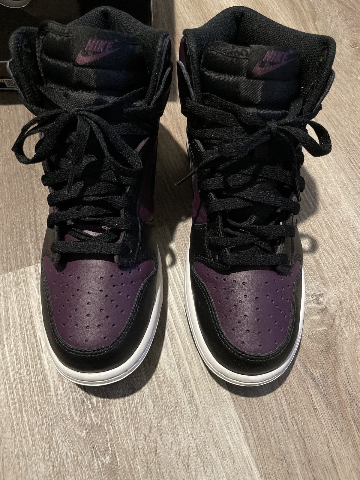 Fragment Design × Nike Nike Dunk Hi Fragment Beijing Size 9.5 Worn Size US 9.5 / EU 42-43 - 2 Thumbnail