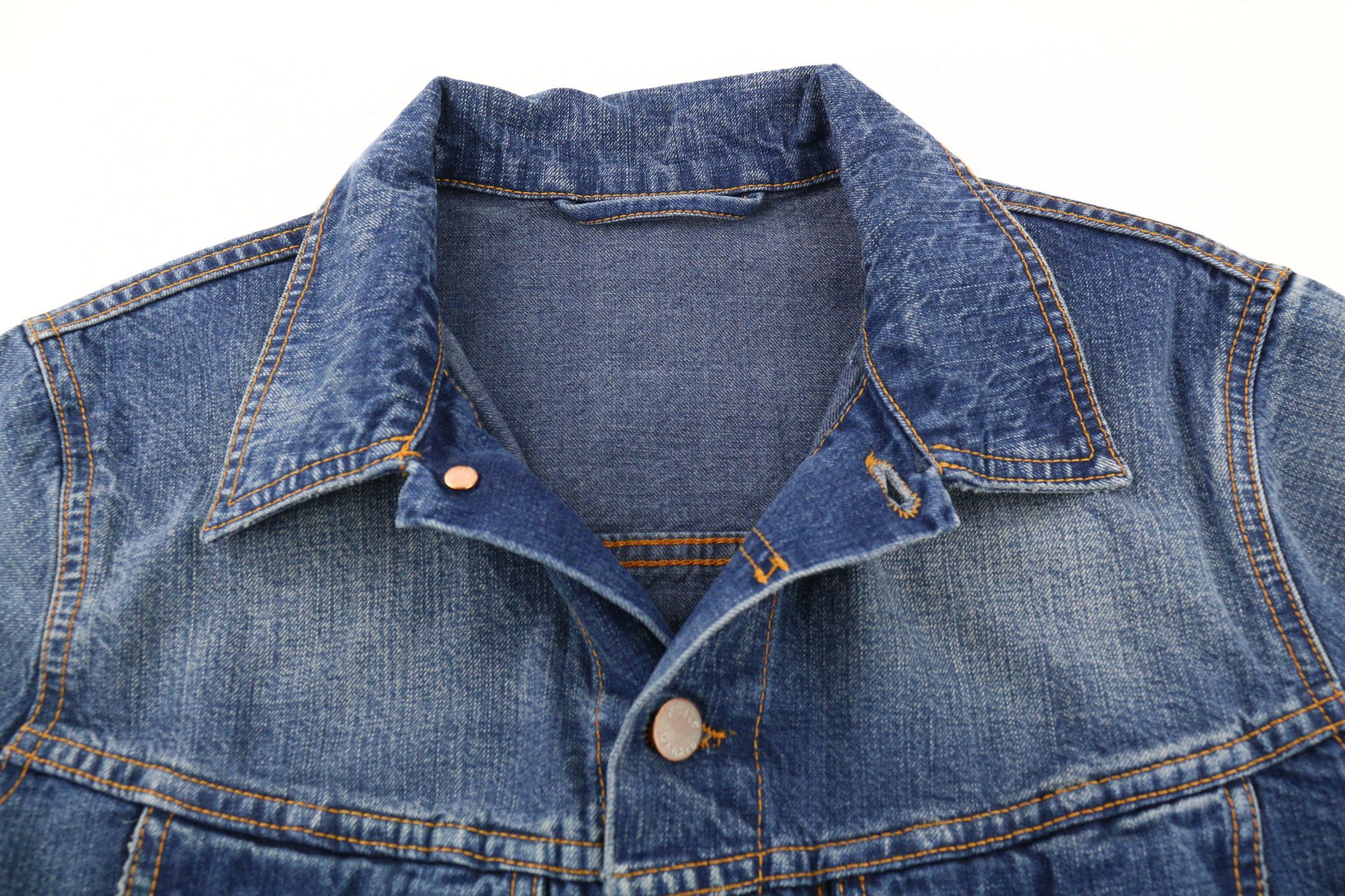 Nudie Jeans TERRY WORN IN M Blue Cotton Long Sleeve Jacket 80781 Size US M / EU 48-50 / 2 - 4 Thumbnail
