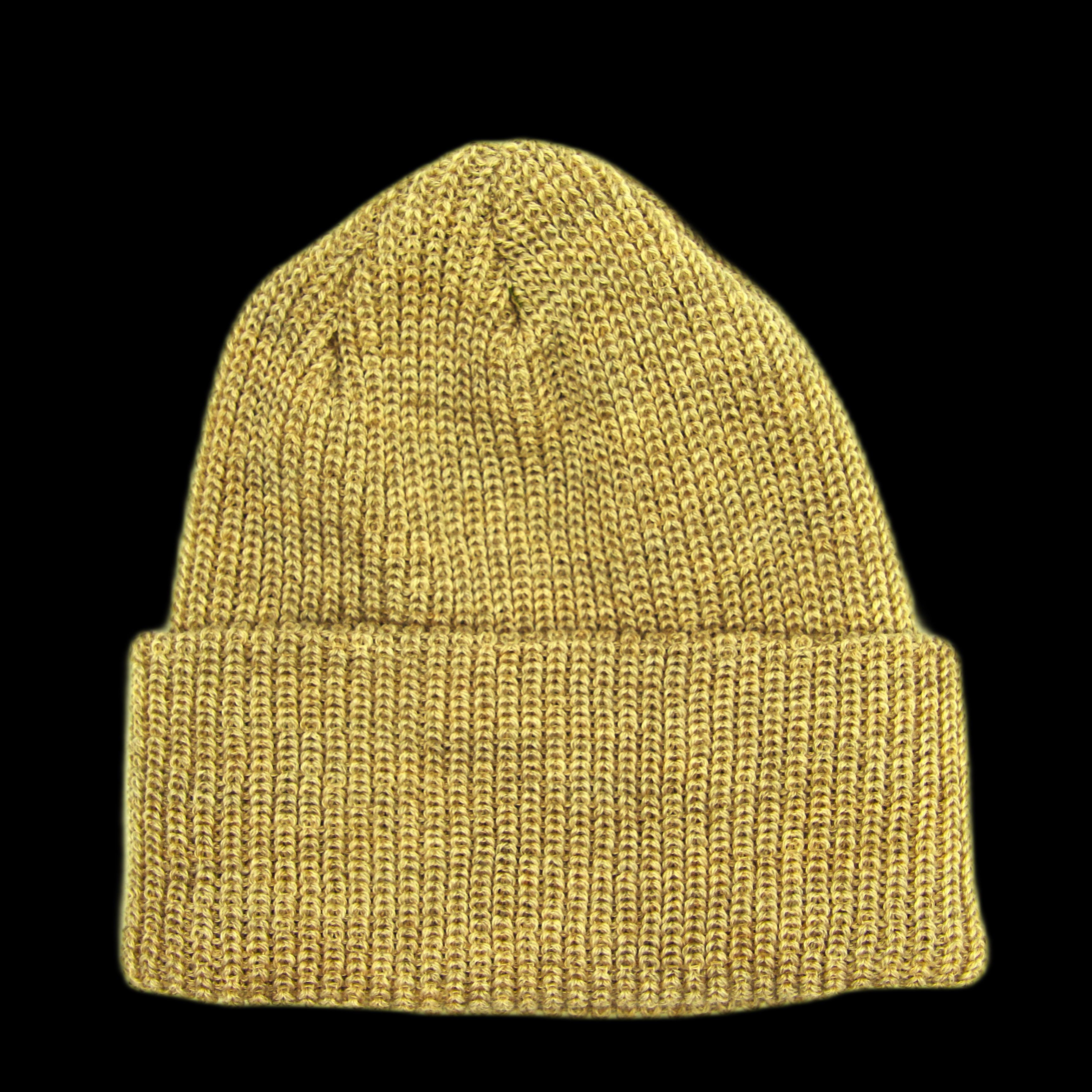 Other Blank 50% Merino wool Beanie Beige Size ONE SIZE - 1 Thumbnail