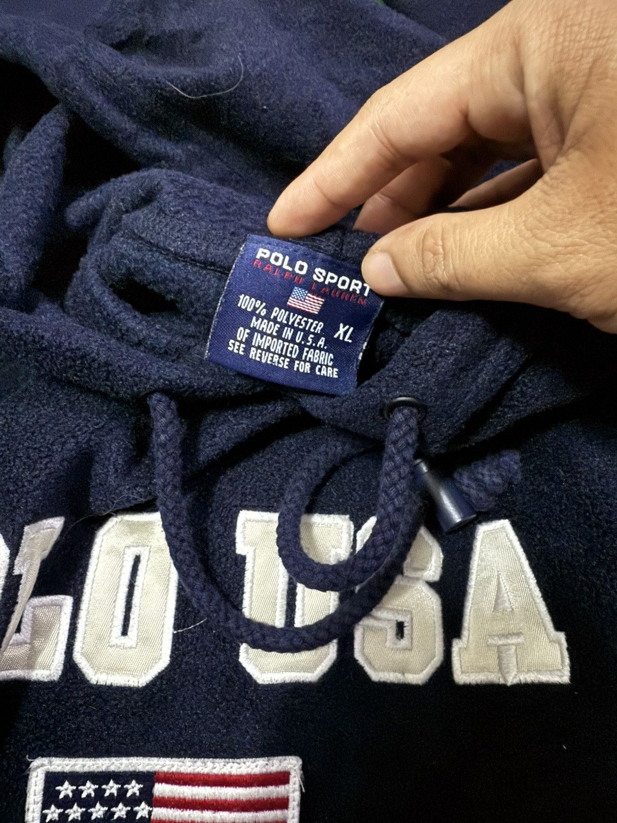 Polo Ralph Lauren Vintage Polo Sport Ralph lauren sweater Hoodie Size US XL / EU 56 / 4 - 5 Thumbnail