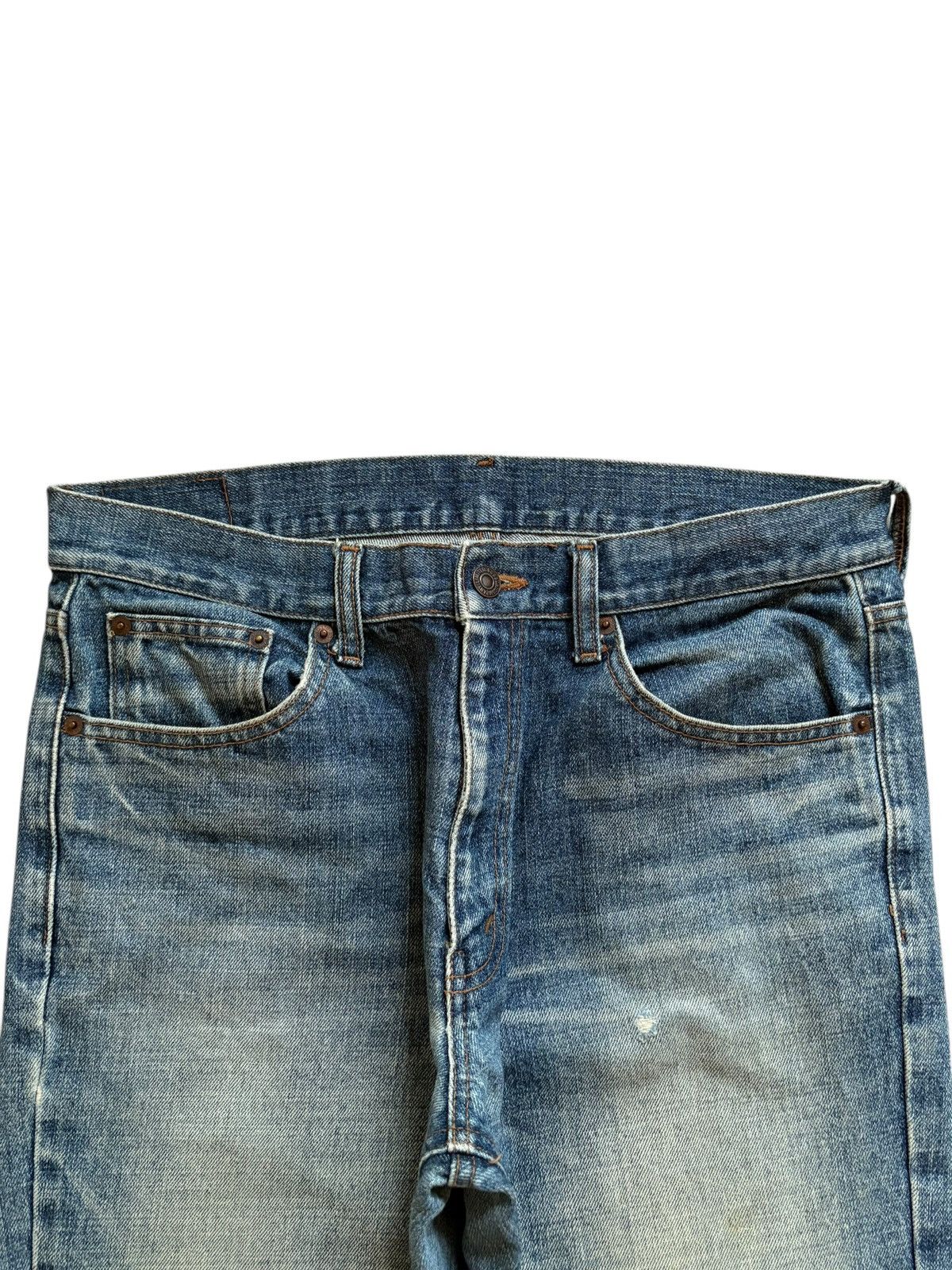 Japanese Brand Vintage Japanese Brand Faded Wash Ripped Flare Jeans Size US 33 - 4 Thumbnail