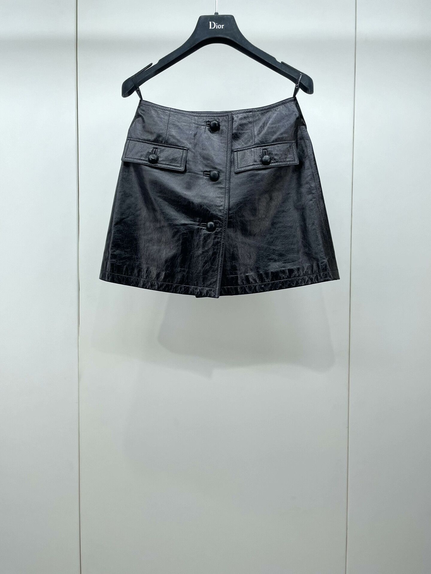 Dior Dior Lambskin Half Skirt Size 34" / US 12 / IT 48 - 1 Thumbnail