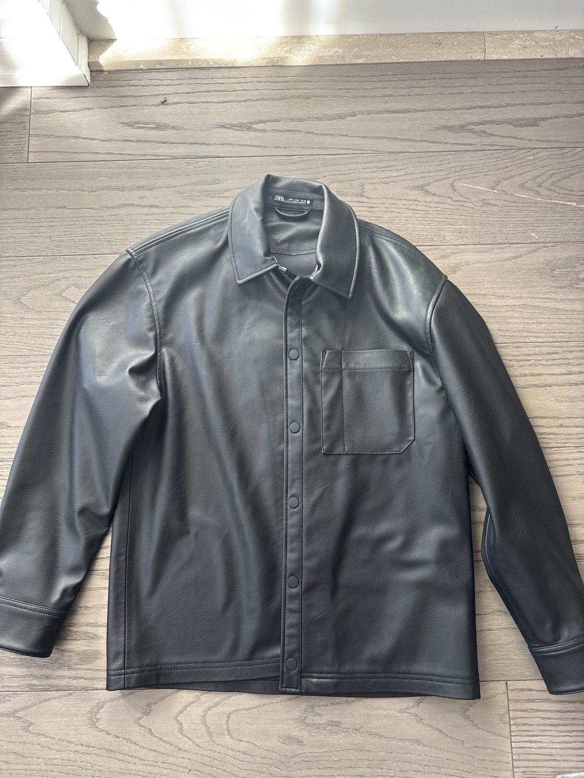 Zara Leather Jacket Size US S / EU 44-46 / 1 - 1 Thumbnail