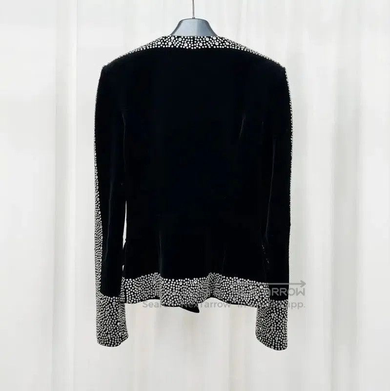Balmain Balmain Black Cotton Blend Logo Jacket . Size S / US 4 / IT 40 - 2 Thumbnail