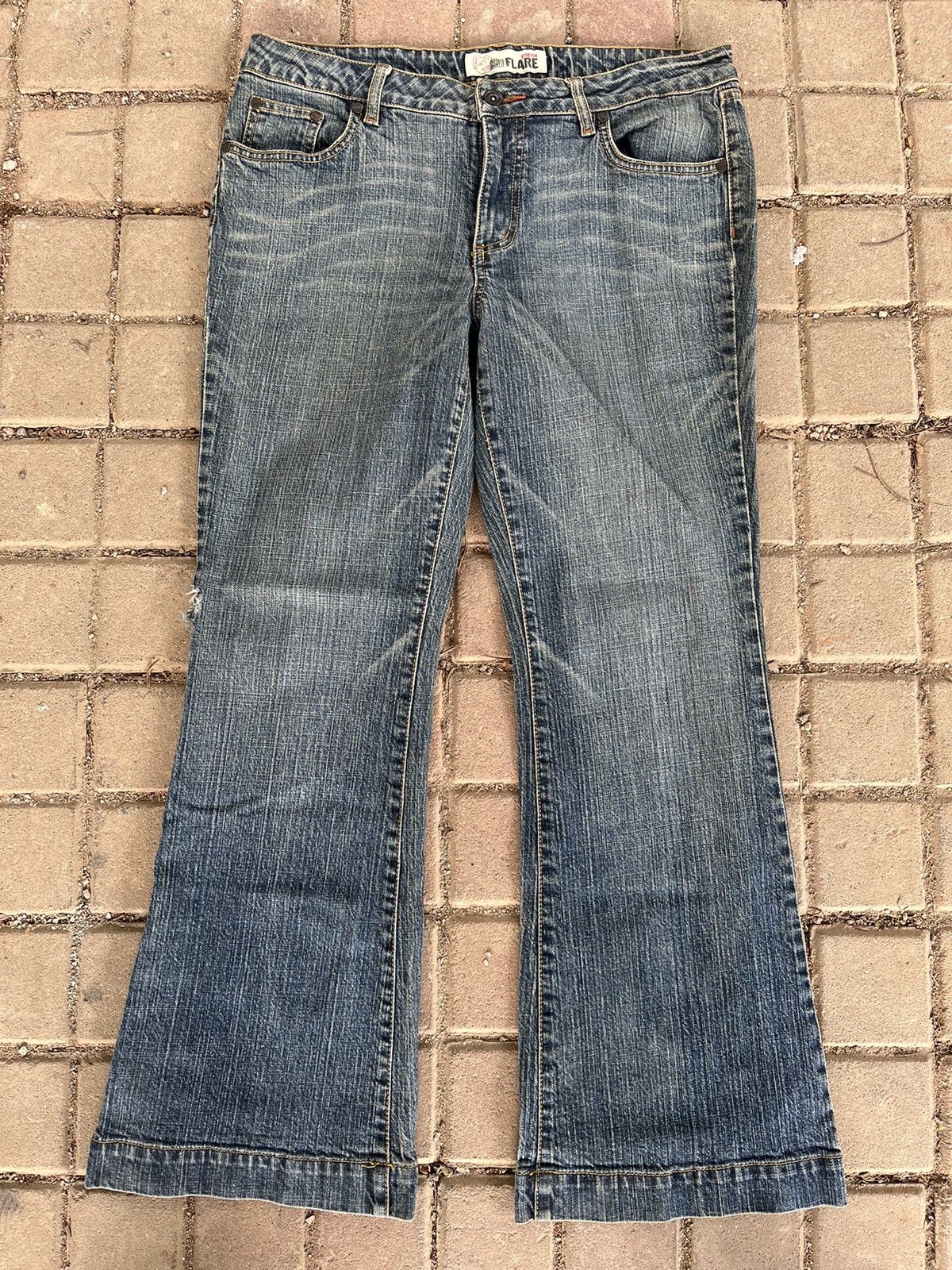 Hysteric Glamour × If Six Was Nine × Vintage Flare Faded Glory Denim Size US 34 / EU 50 - 16 Thumbnail