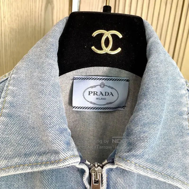 Prada Prada Blue Denim Women’s Cropped Jacket. Size S / US 4 / IT 40 - 7 Thumbnail