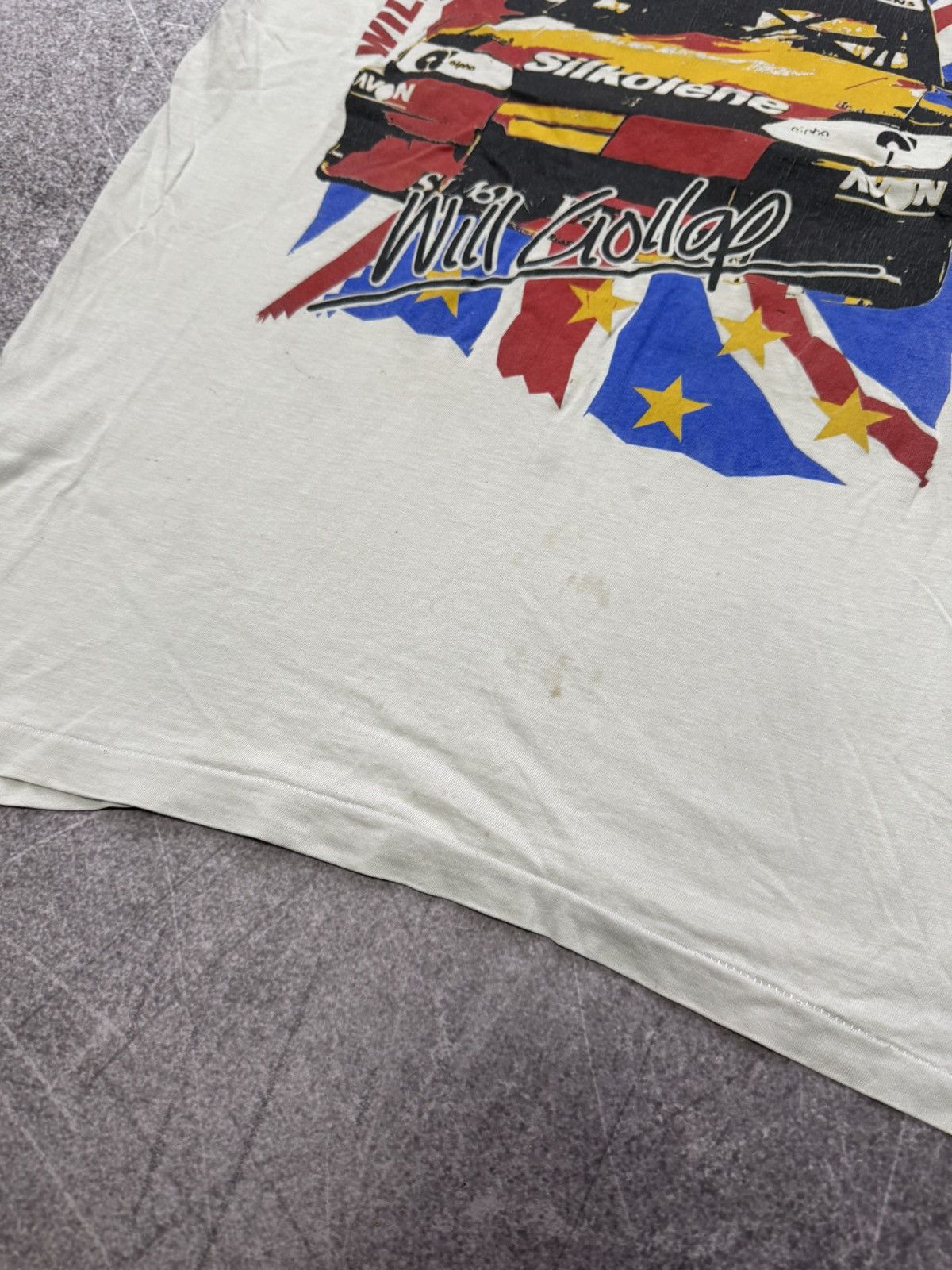 Vintage Vintage 90s Will Gollop Racing T Shirt Size US XL / EU 56 / 4 - 3 Thumbnail