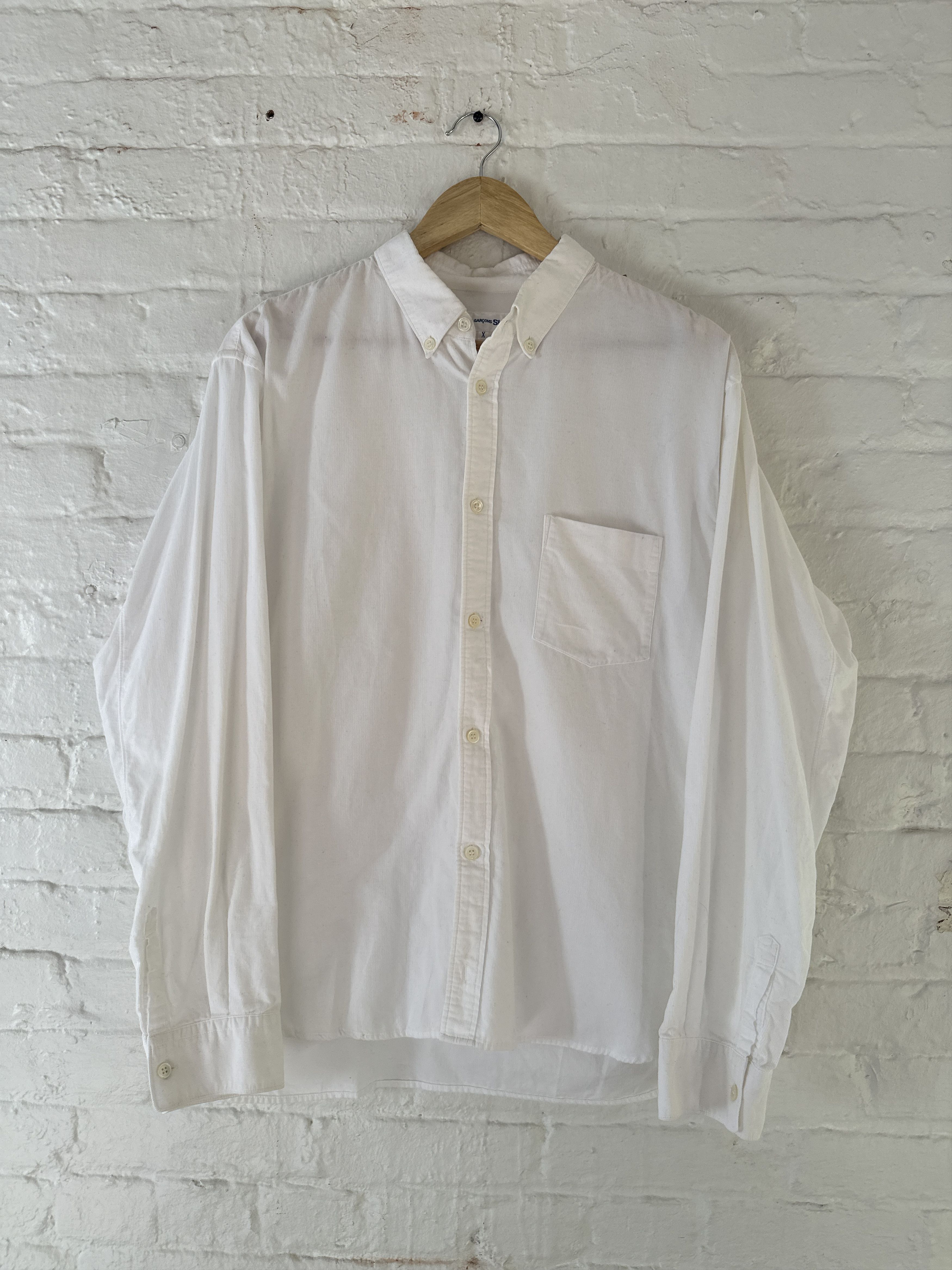 Comme des Garcons Comme des Garcons SHIRT Corduroy Button Up Shirt Size US M / EU 48-50 / 2 - 1 Thumbnail