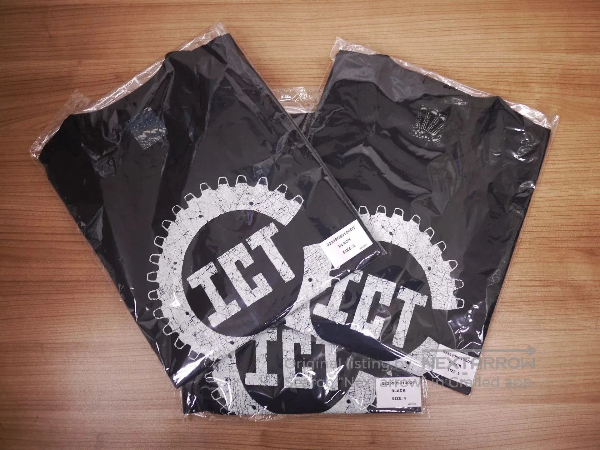 Visvim VISVIM ICT Jumbo Tee in Black. Size US M / EU 48-50 / 2 - 5 Thumbnail