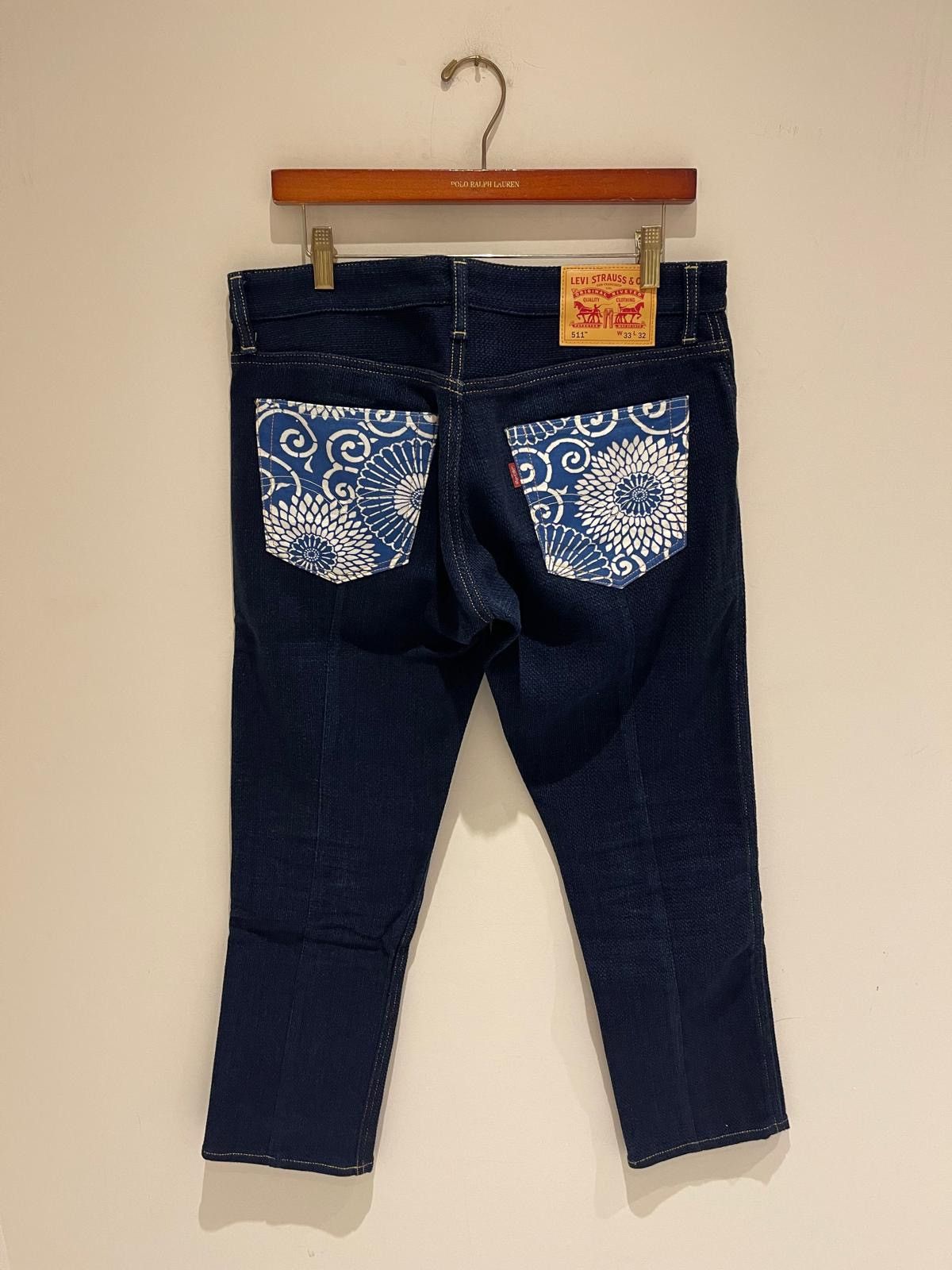 Junya Watanabe Junya Watanabe Denim Navy Pants Size US 33 - 2 Thumbnail