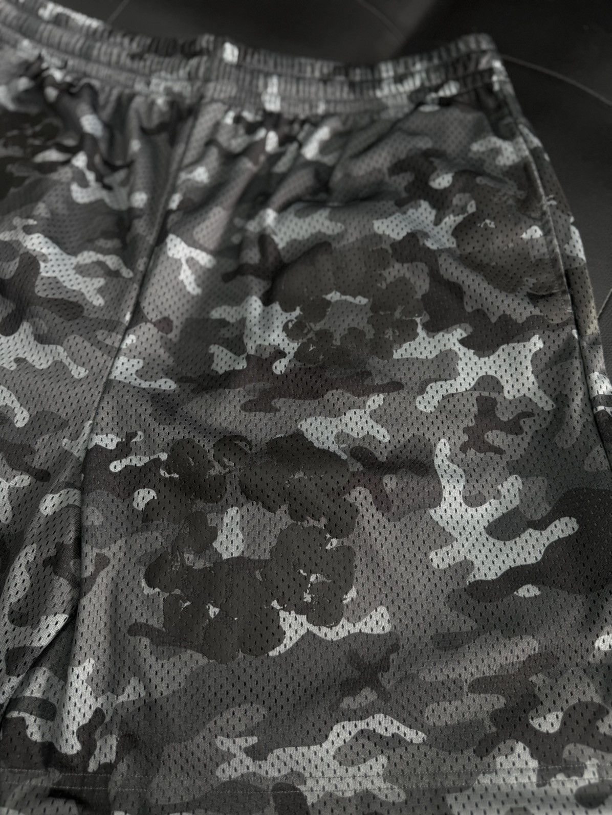 DENIM TEARS Denim Tears Mesh Summer Shorts Black Camo Size XXL (NEW) Size US 38 / EU 54 - 7 Thumbnail