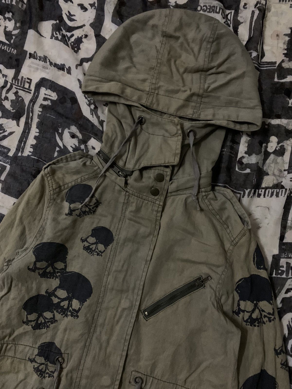 Le Grande Bleu (L.G.B.) Avant Garde Gled News Military Gorpcore Hoodie Jacket Size S / US 4 / IT 40 - 7 Thumbnail