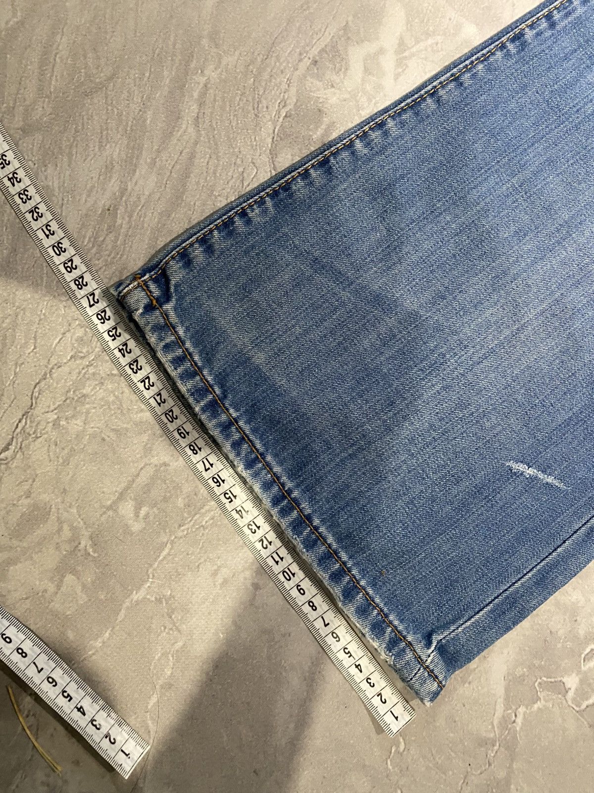 Japanese Brand Washed Archive Flared Jean Distressed Fade Grunge Core Size US 30 / EU 46 - 12 Thumbnail