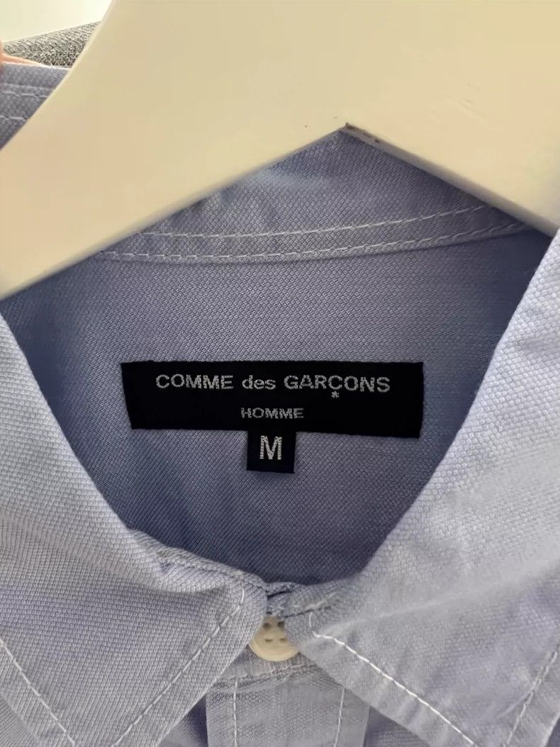 Comme des Garcons Comme Des Garcons Light blue patchwork shirt 2502-Nextarro Size US M / EU 48-50 / 2 - 2 Thumbnail