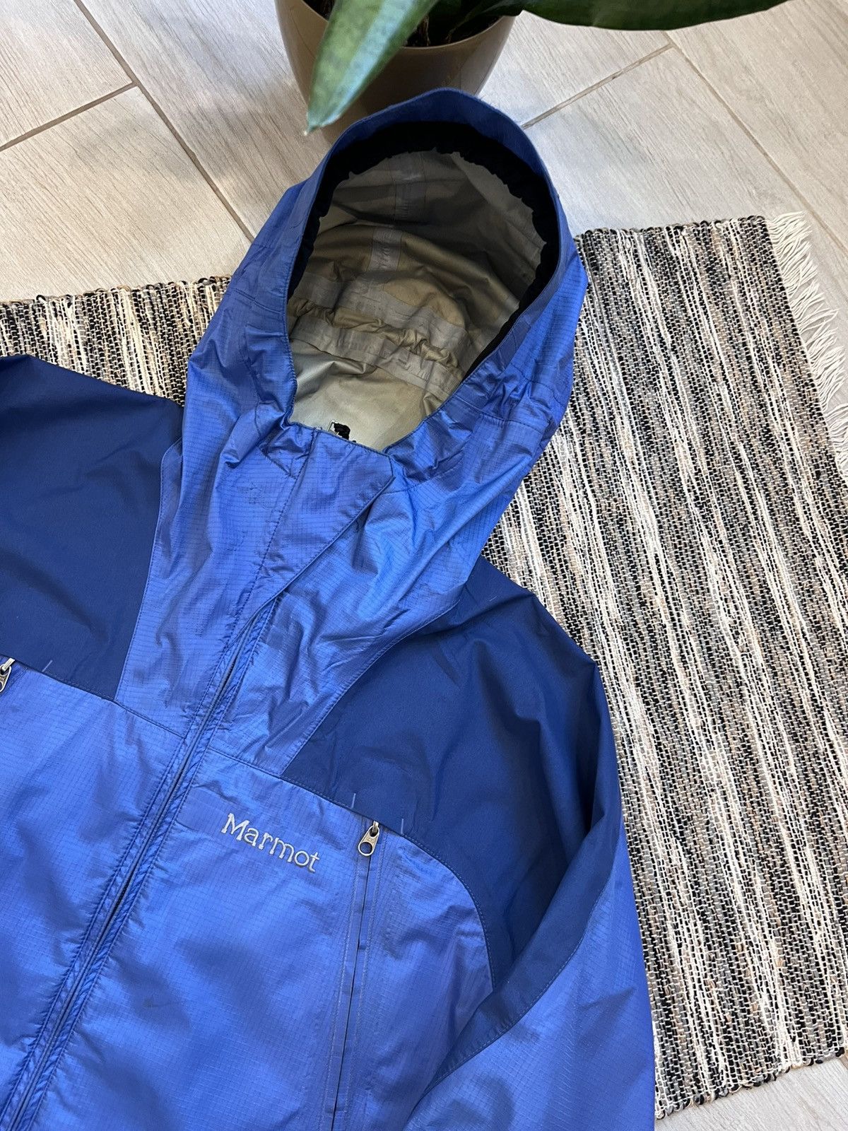 Marmot × Vintage Vintage Marmot GoreTex Jacket windbreaker Waterproof blue Size M / US 6-8 / IT 42-44 - 6 Thumbnail